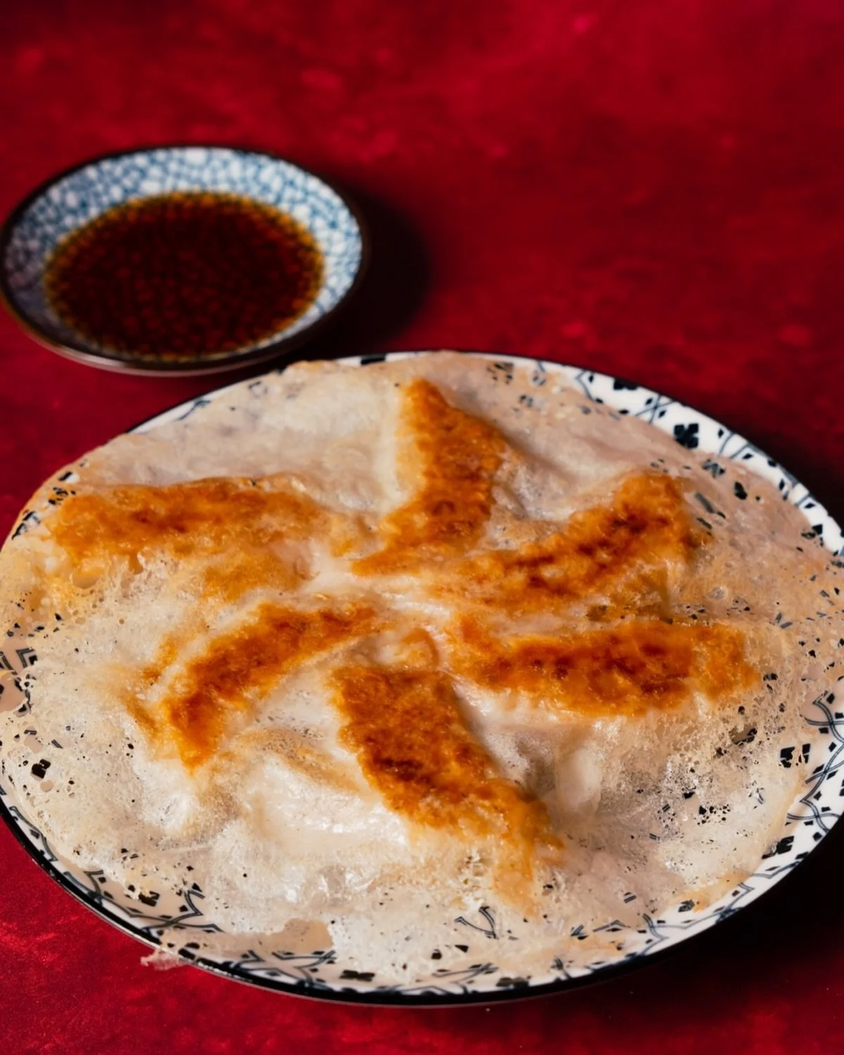 Warning: highly addictive and impossible to share. 😉

Our Crispy-Skirt Gyoza are the ultimate table snack golden, crunchy, and packed with umami. 

Order two plates. Trust us.
