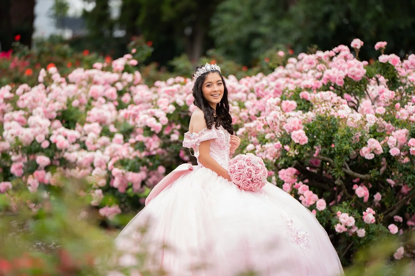 Crowned at 15 and glowing like never before! 💃✨ #QuinceVibes #quincephotoshoot