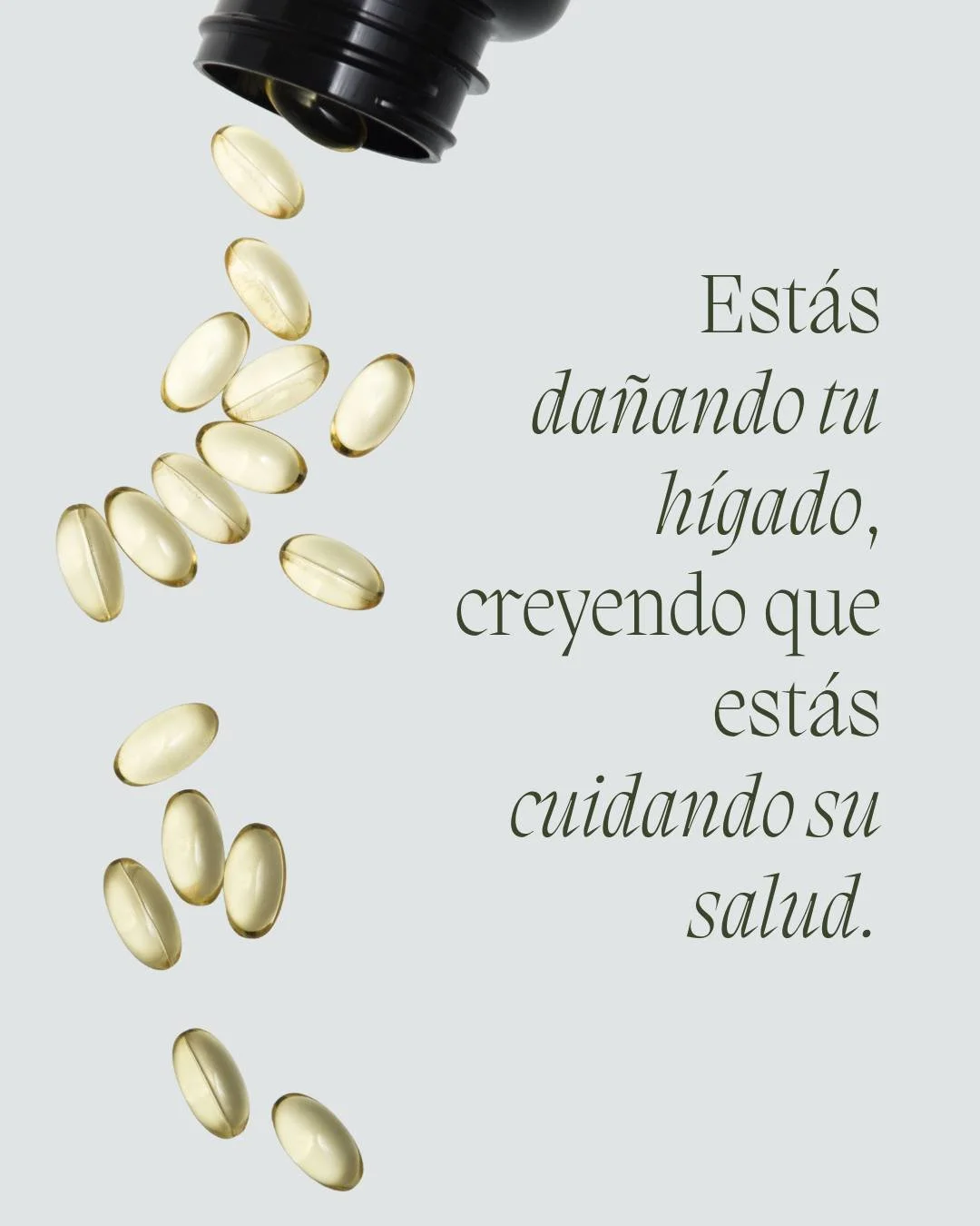 Cuidarte no siempre significa tomar m&aacute;s cosas, sino entender lo que tu cuerpo realmente necesita. 💛

Tu h&iacute;gado trabaja todos los d&iacute;as por ti, incluso cuando no lo notas. Dale descanso, no sobrecarga.

Guarda este post y comp&aac