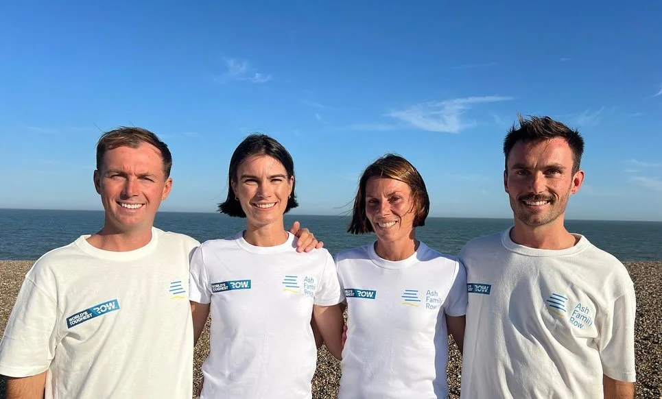 Breaking news on World Mental Health Day! The Ashes are taking on @worlds.toughest.row , Atlantic 2027. As a family of four, we are rowing in memory of Robert, our husband and dad, to raise &pound;300,000 for @suicideandco Visit our website to read o