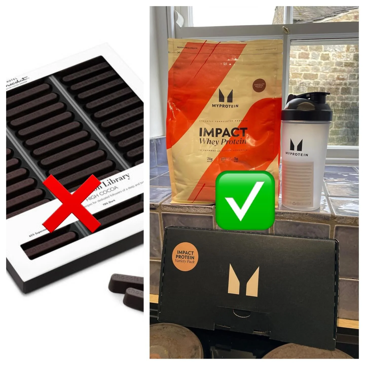 Mum @arwot1 , we used to get you the chocolates to say thanks for being you on Mother&rsquo;s Day. Now we get you a protein set. Life has changed, things are different, and you&rsquo;re still you. Thank you, we love you. Love Mill, James, and Hen xxx