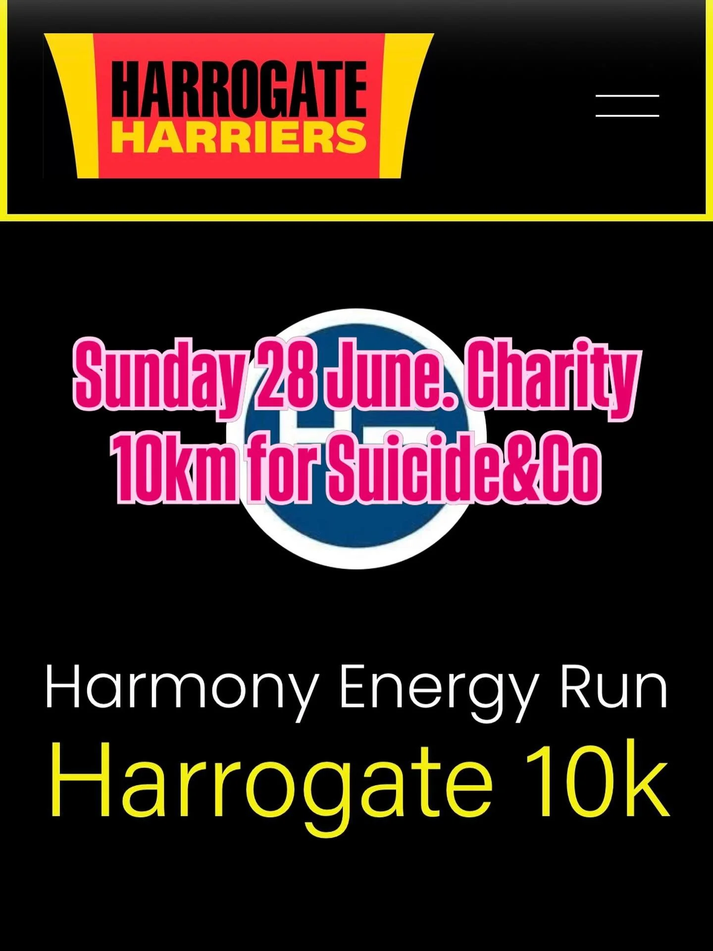 On the topic of running: @hharriers are hosting a 10km on 28th June. There is a race for kids before. It&rsquo;s a big charity run, a fun run!!! Fancy doing a bit of what Henry and James did on Sunday when they ran the marathon? Why not give a 10km a