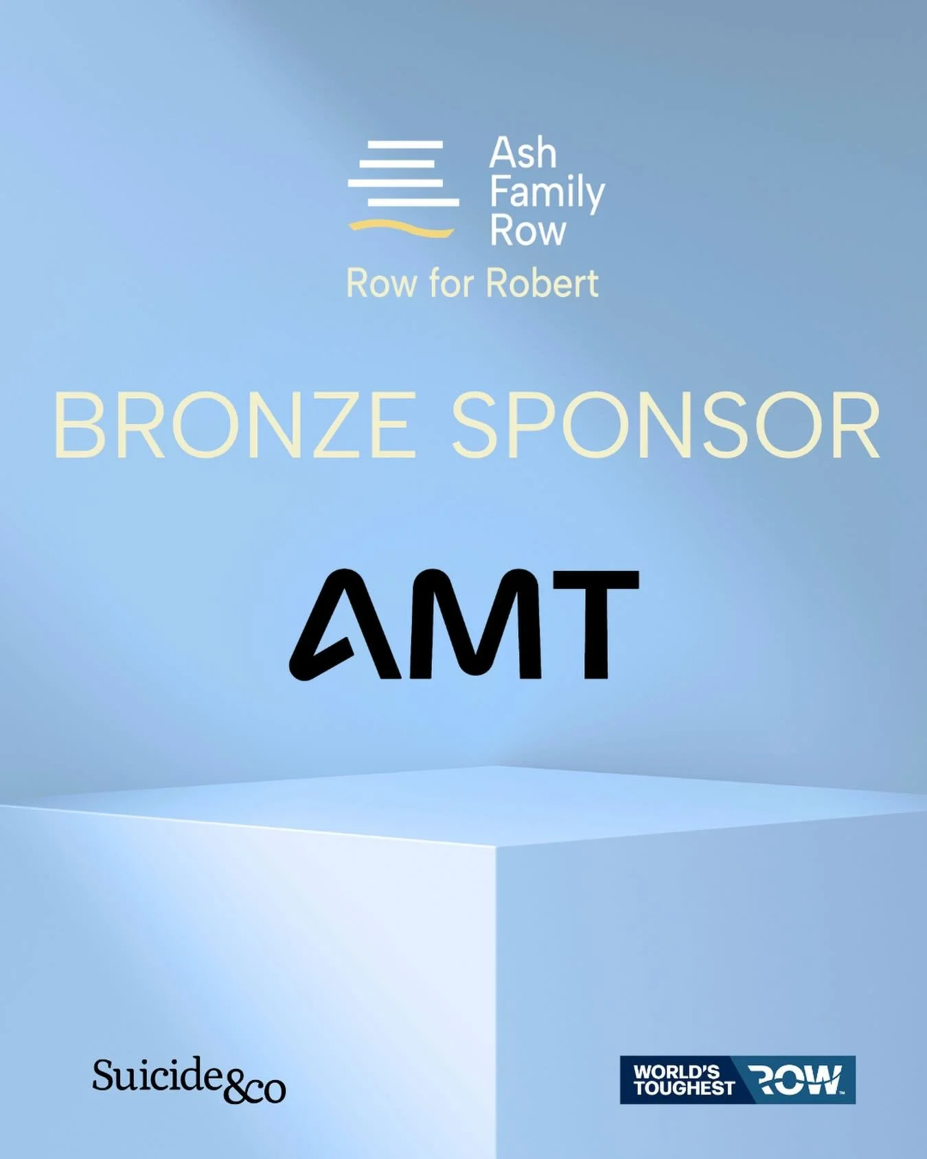 🚨 📣 BRONZE SPONSORSHIP ANNOUNCEMENT 📣 🚨 we are so pleased to announce AMT as a bronze sponsor of the Ash Family Row. AMT is providing us with vital funds to help with our training, courses, equipment purchases and logistics. AMT is a global metal