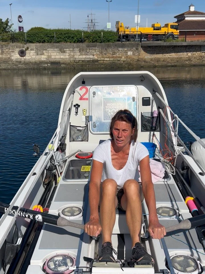 This weekend was a first for team Ash Family Row - hoisting Dolly out of Hartlepool marina on a crane so that we can make her beautiful for the Yorkshire Show (watch this space)! She&rsquo;d grown a bit of a belly after only 2 months of sitting in se
