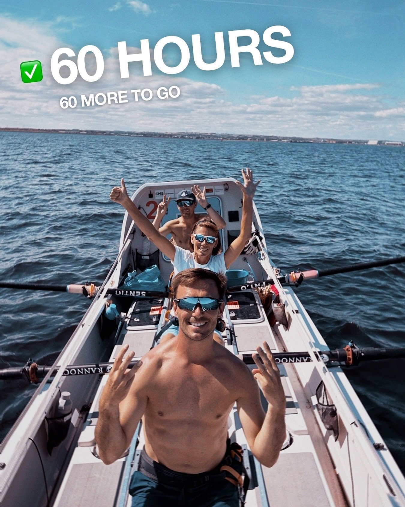 ✅ 60 hours done, halfway there!

We&rsquo;ve officially completed 60 of the 120 on-water training hours needed before we can take on the @worlds.toughest.row 🌊🚣&zwj;♂️

Last weekend was a big one for us. We completed our 30-hour continuous row, inc