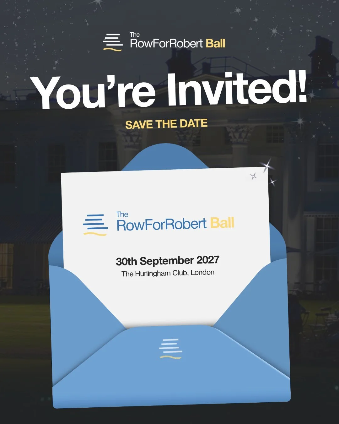 We're putting on The Row For Robert Ball 🚣, an evening to remember Robert and raise as much as we can for Suicide&amp;Co.

📅 30th September 2027
📍 The Hurlingham Club, London

Tickets aren't live yet, but to make sure you don't miss the updates wh