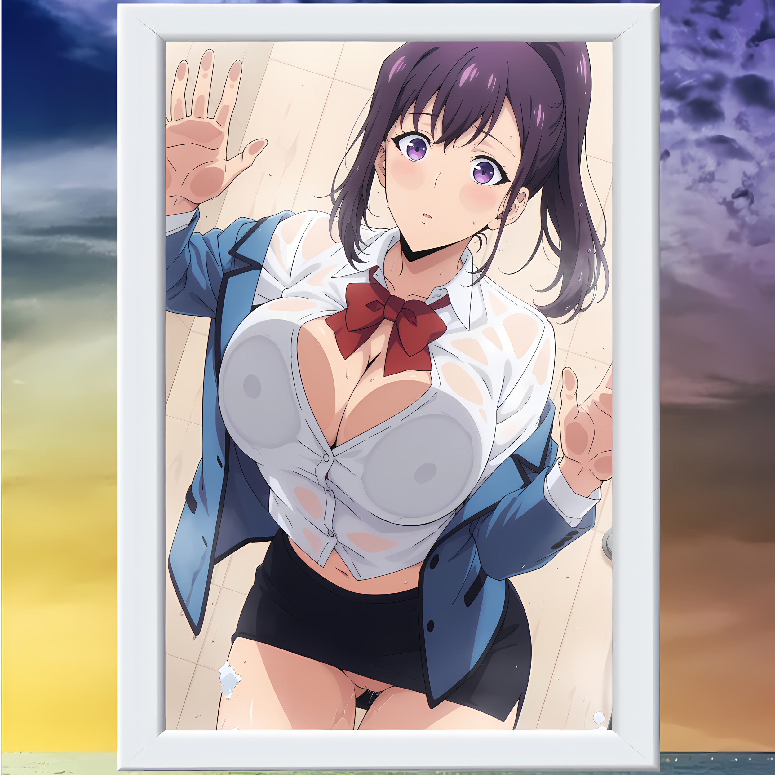 Solo Leveling Sung Jin-Ah Anime Manga Adult Android Widget with 11 sexy poses! Screenshot number nine! Hot hentai scene!