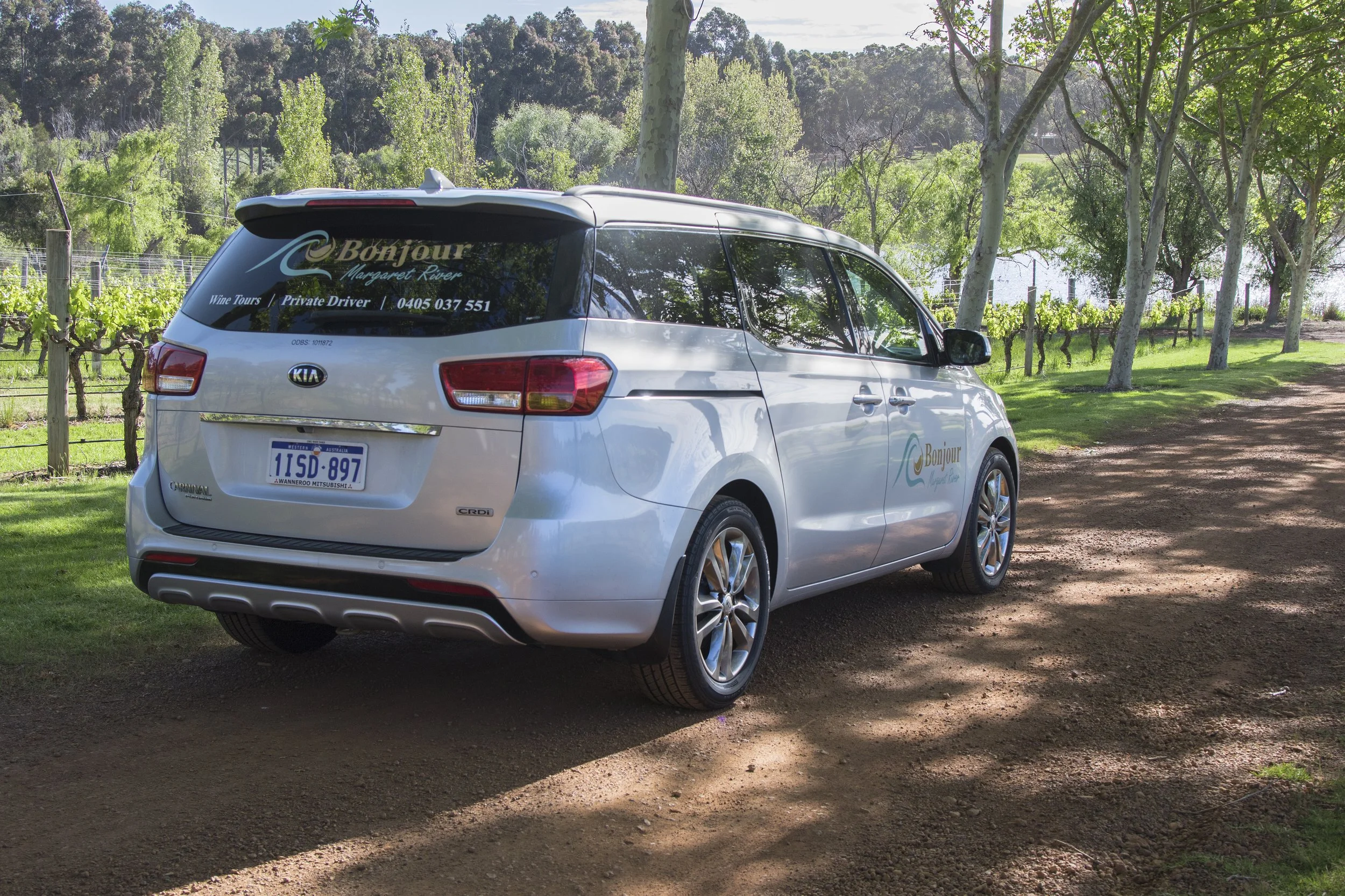 Luxury Kia Carnival for Margaret River wine tours