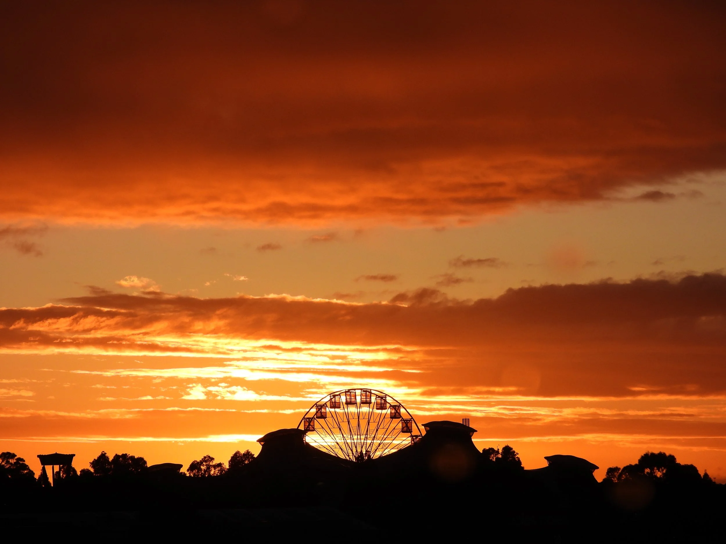 Image 1: Sunset Over The Showgrounds