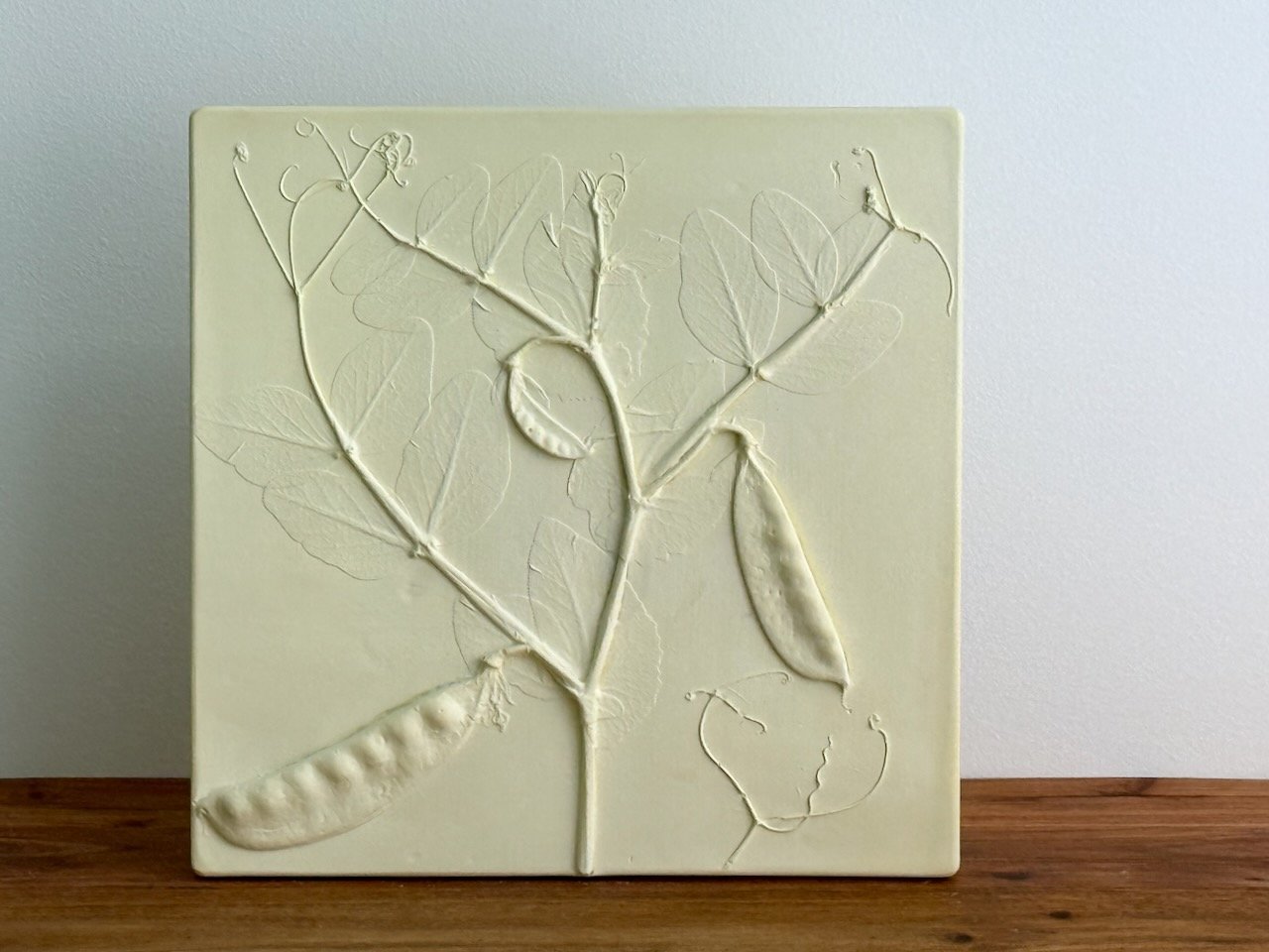 Garden snow peas in Yellow