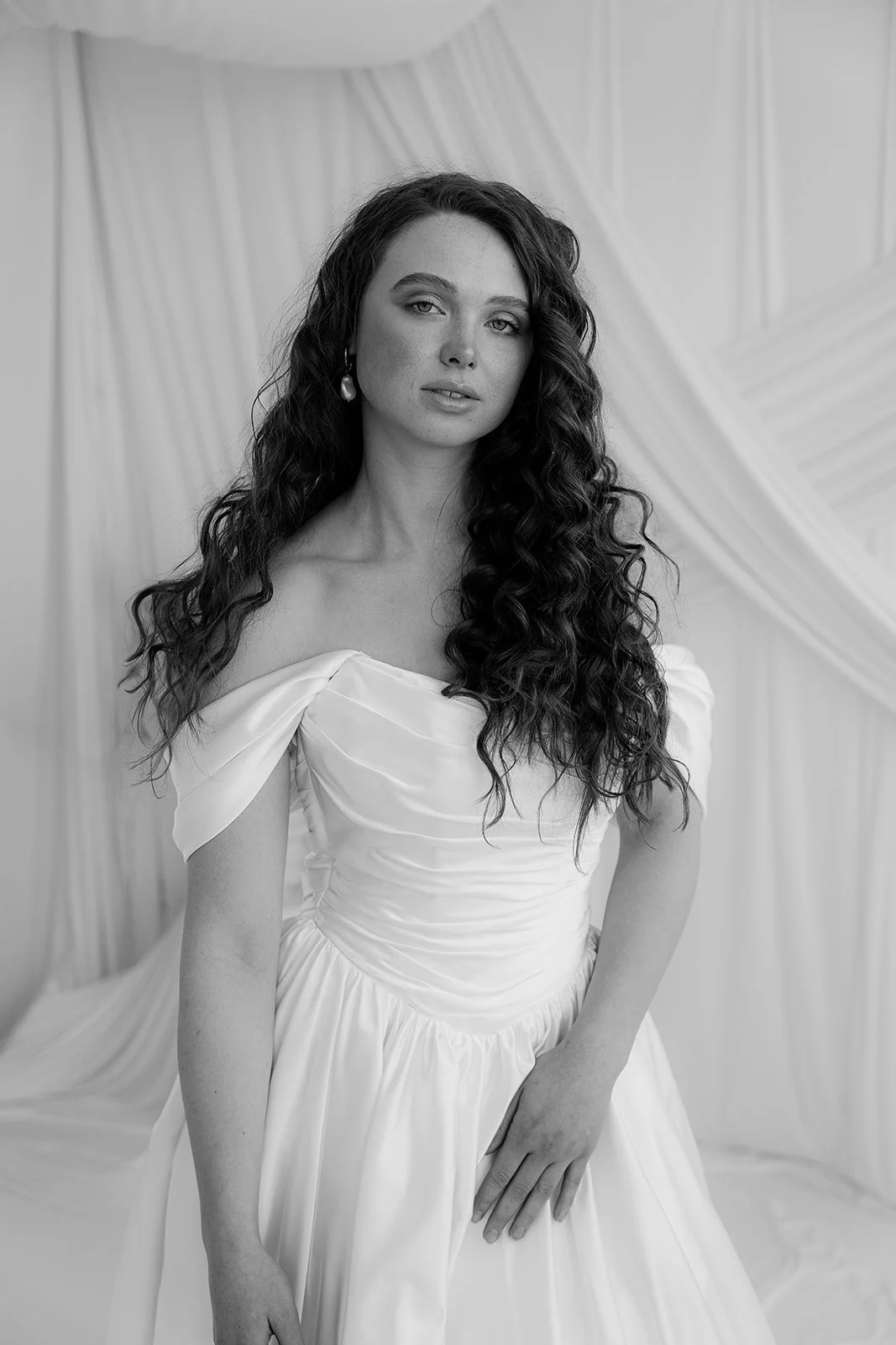 Braut im Hochzeitskleid beim Bridal Fotoshooting in Stuttgart