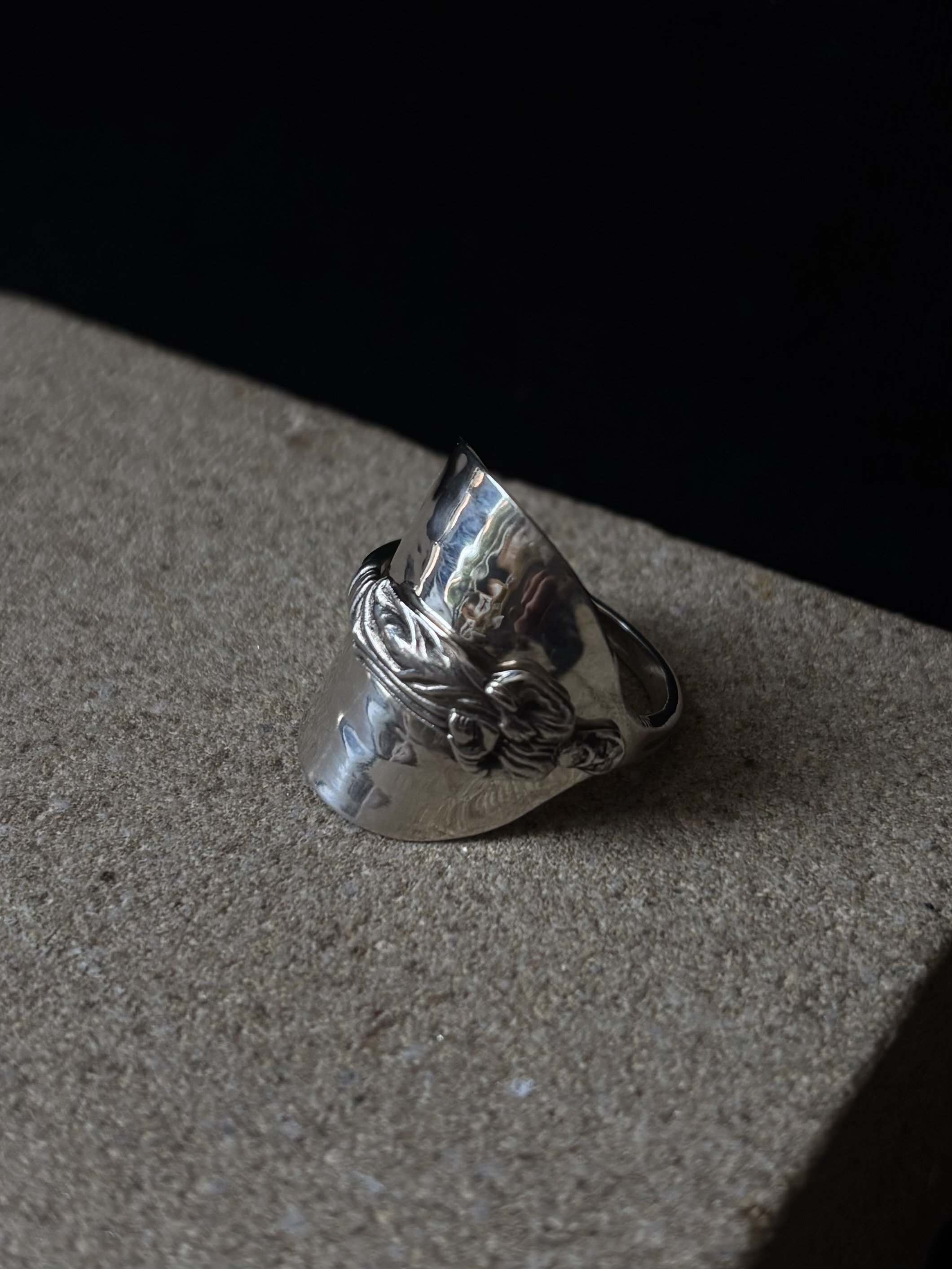 Sterling Apostle Spoon Ring