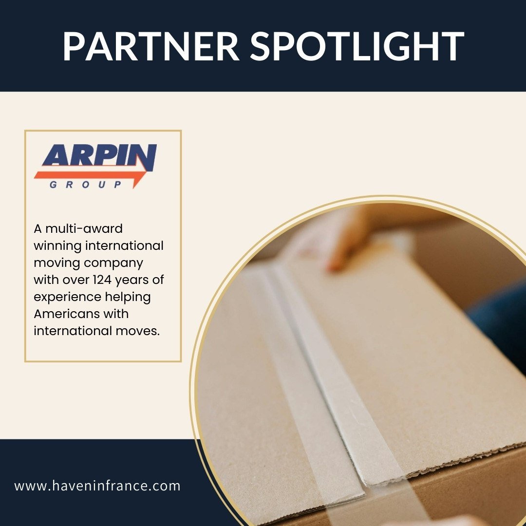 Planning an international move to France? We've partnered with Arpin International 🤝(@arpin_international_group to offer professional moving services for clients who need full-service relocation support.

With over 124 years of experience in interna