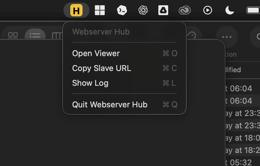 Webserver Hub_