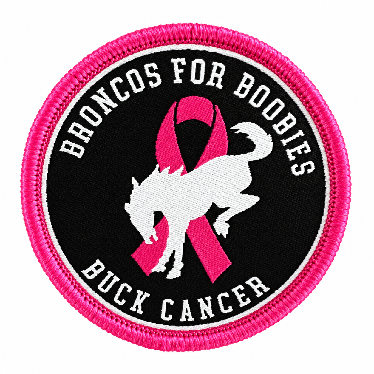 Broncos for Boobies | Buck Cancer Patch