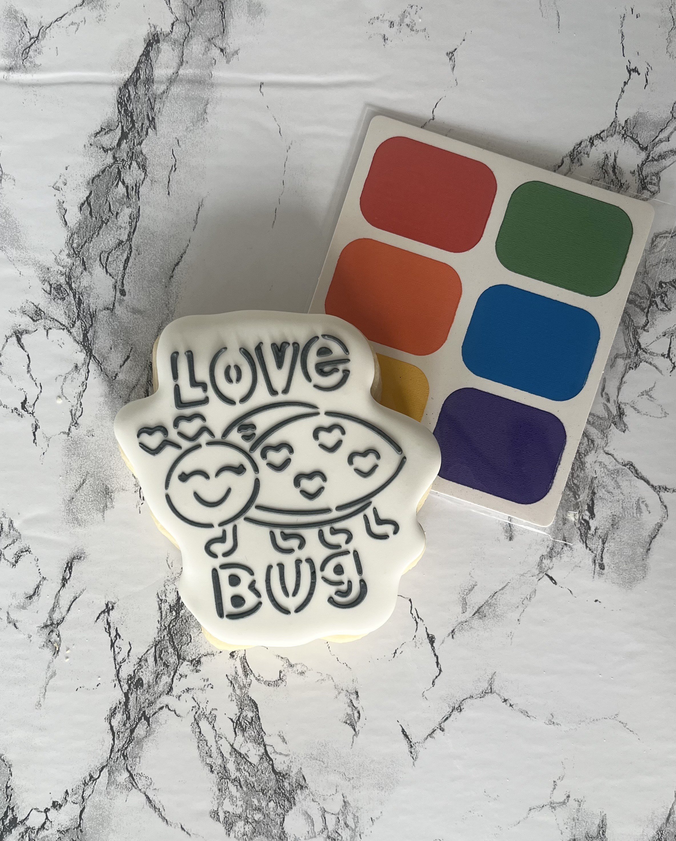 Love Bug Paint Your Own Cookie