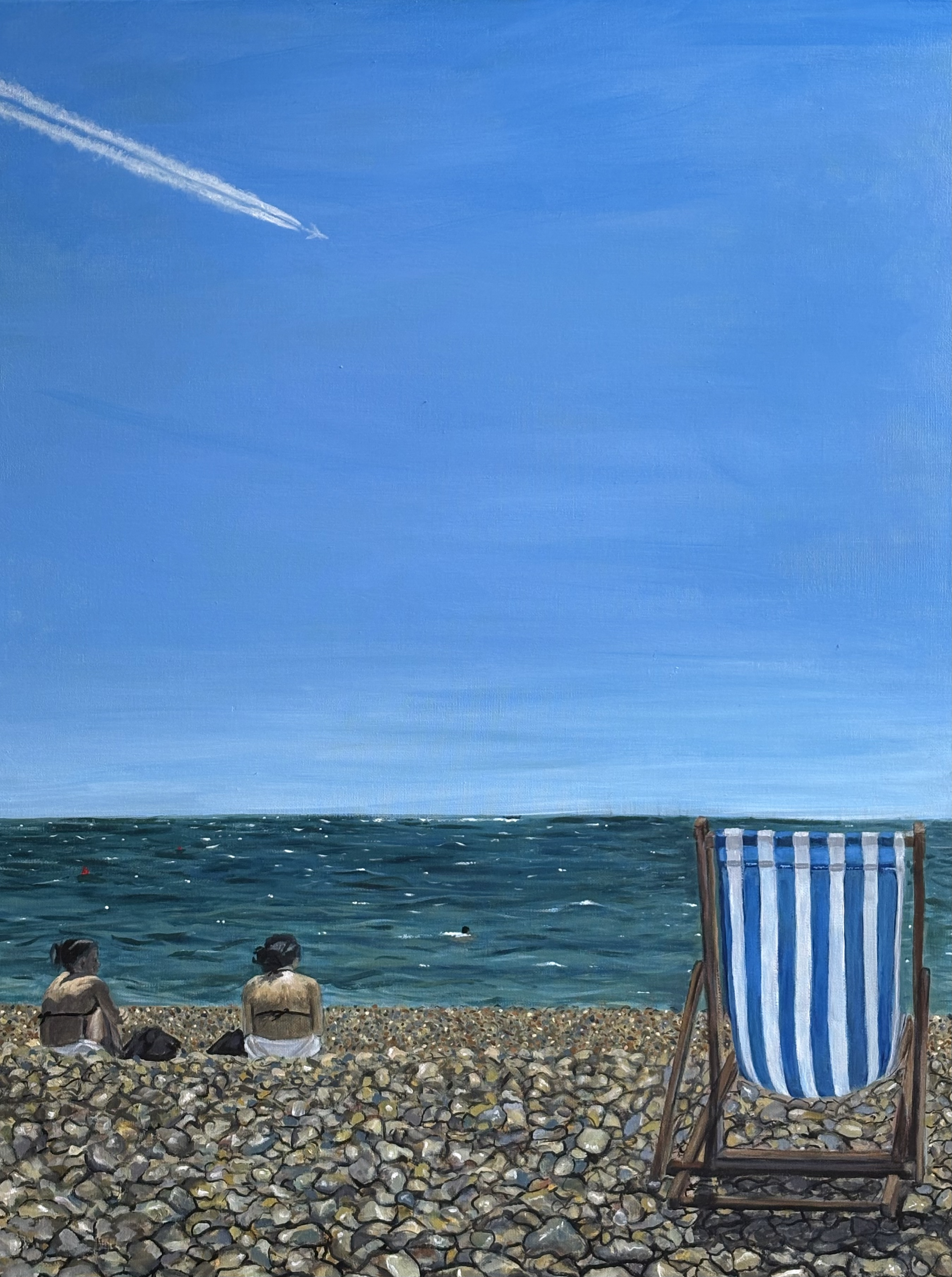 Lunchbreak at Brighton Beach