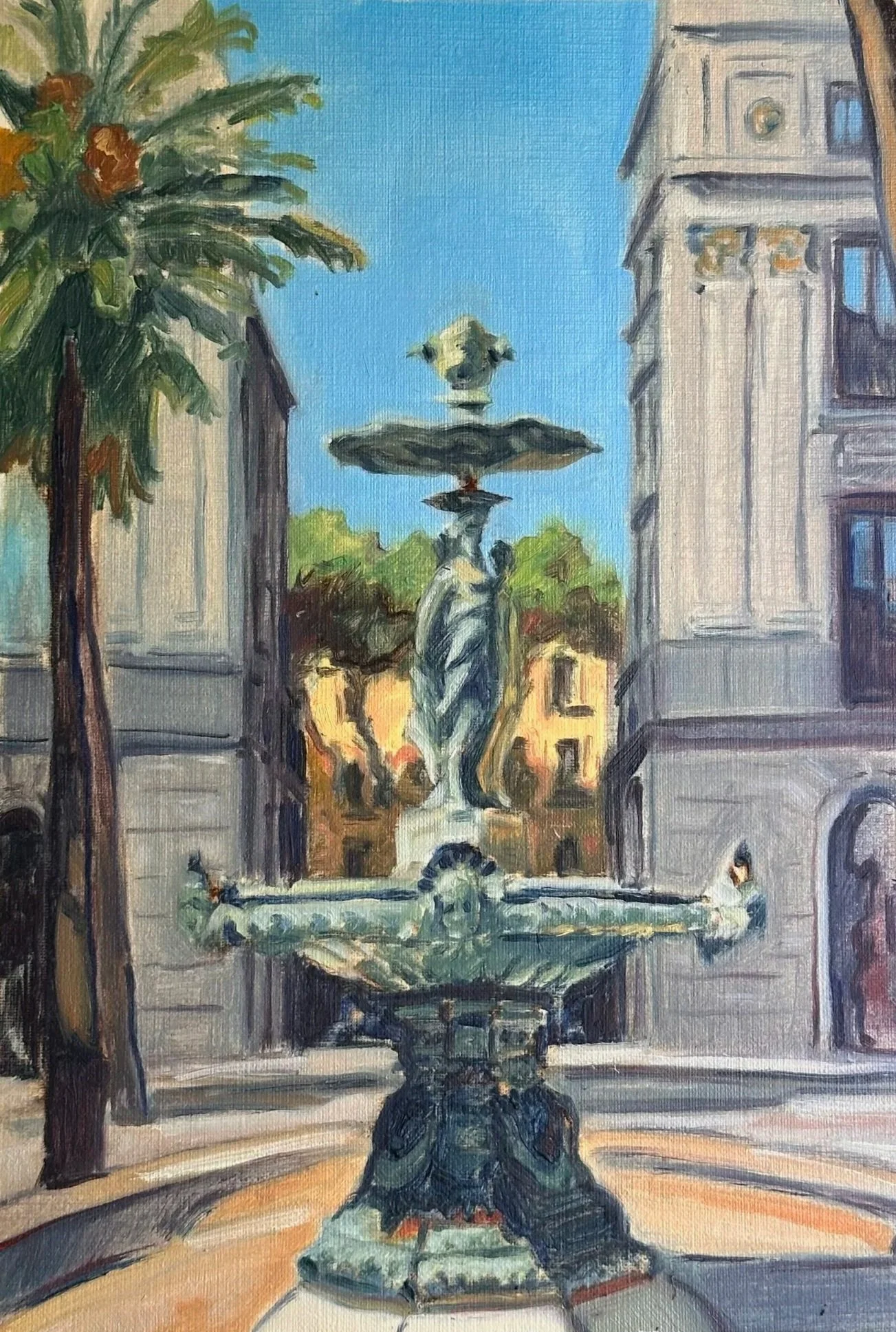 Font de les Tres Gràcies (Fountain of the Three Graces), Barcelina