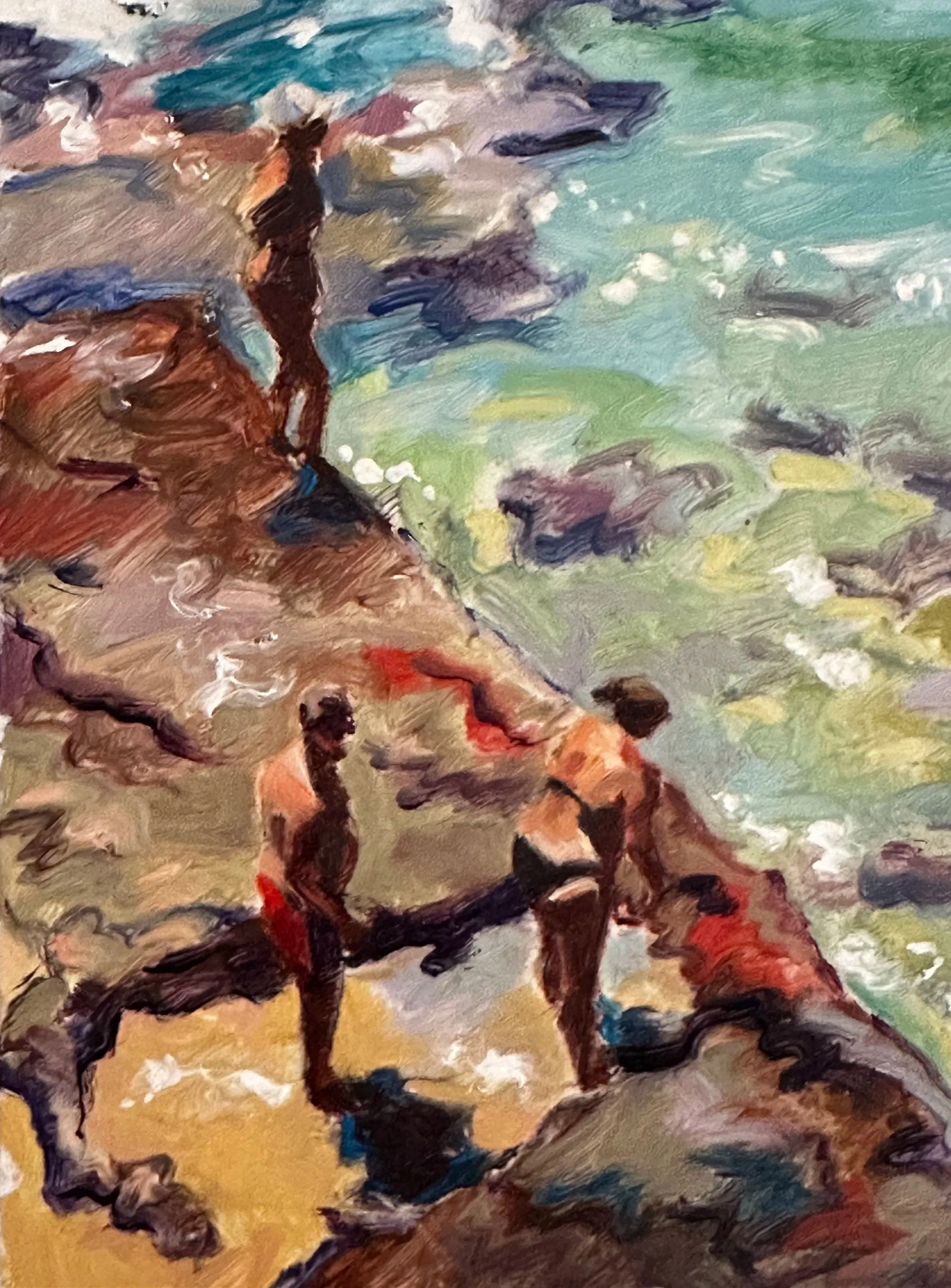 Bathers I, Corsica