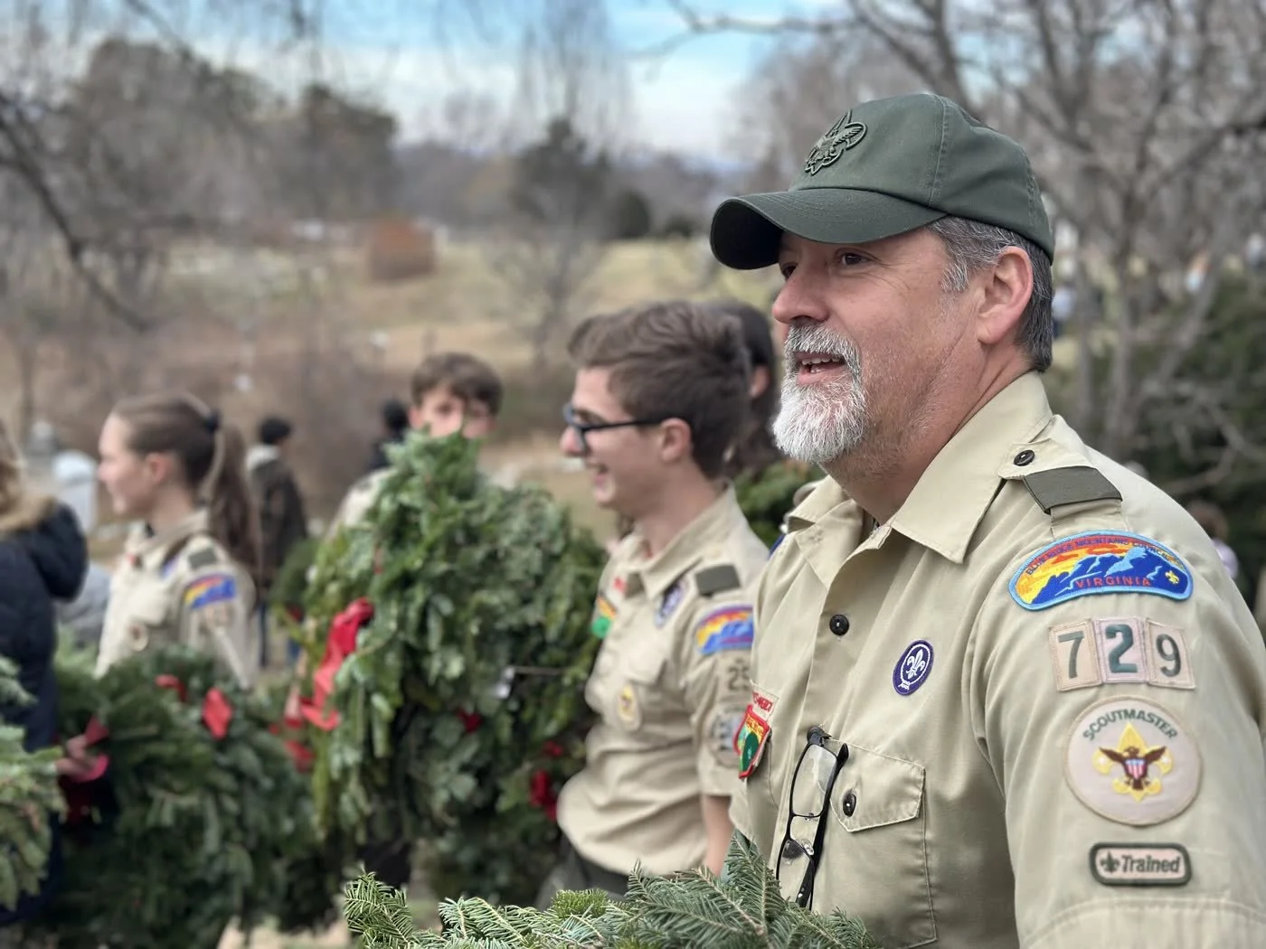 Wreaths Across America Service Project