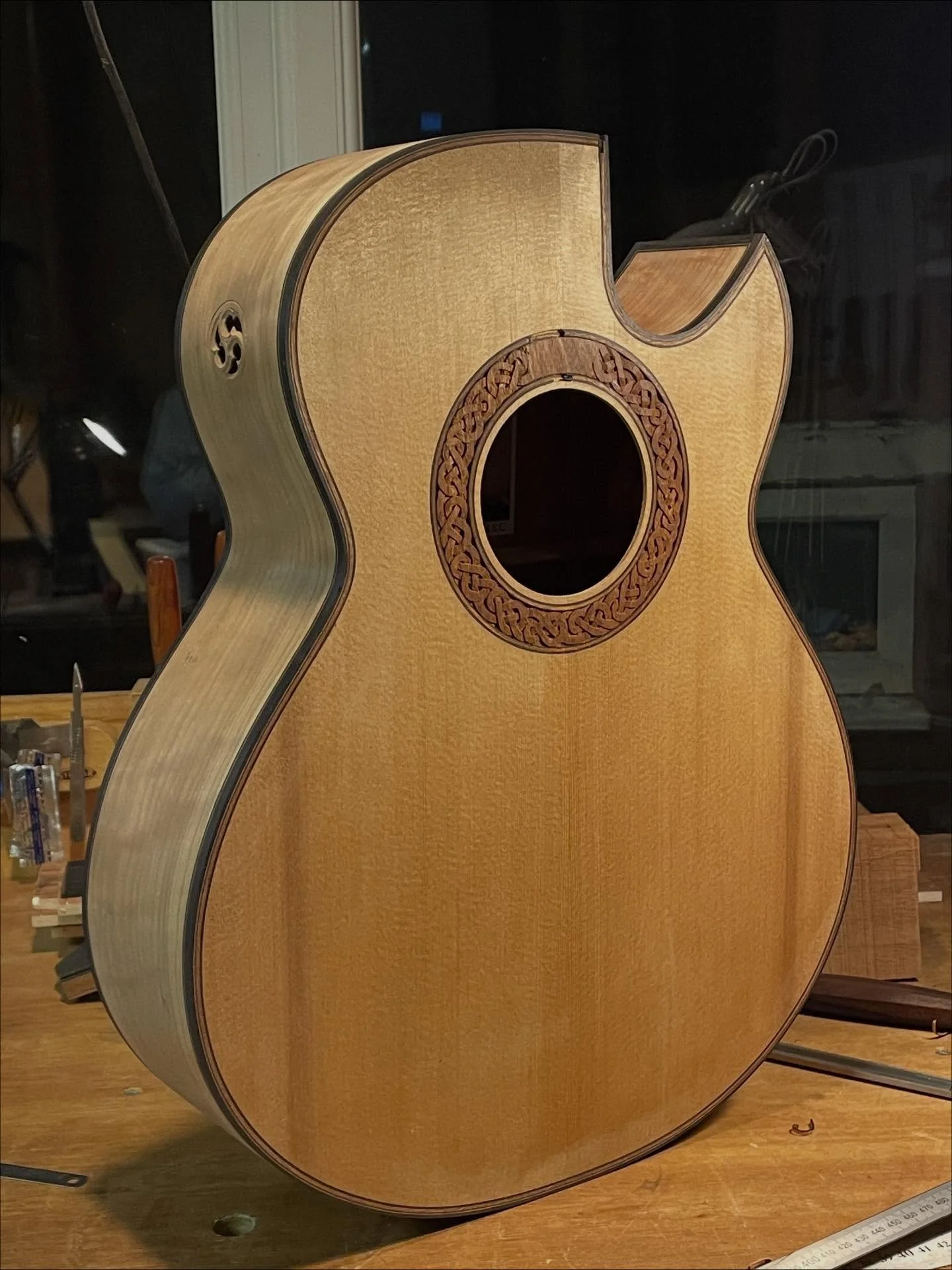 Here&rsquo;s the other completed guitar body!

This one will be for sale when it is done, so let me know if you&rsquo;re interested!