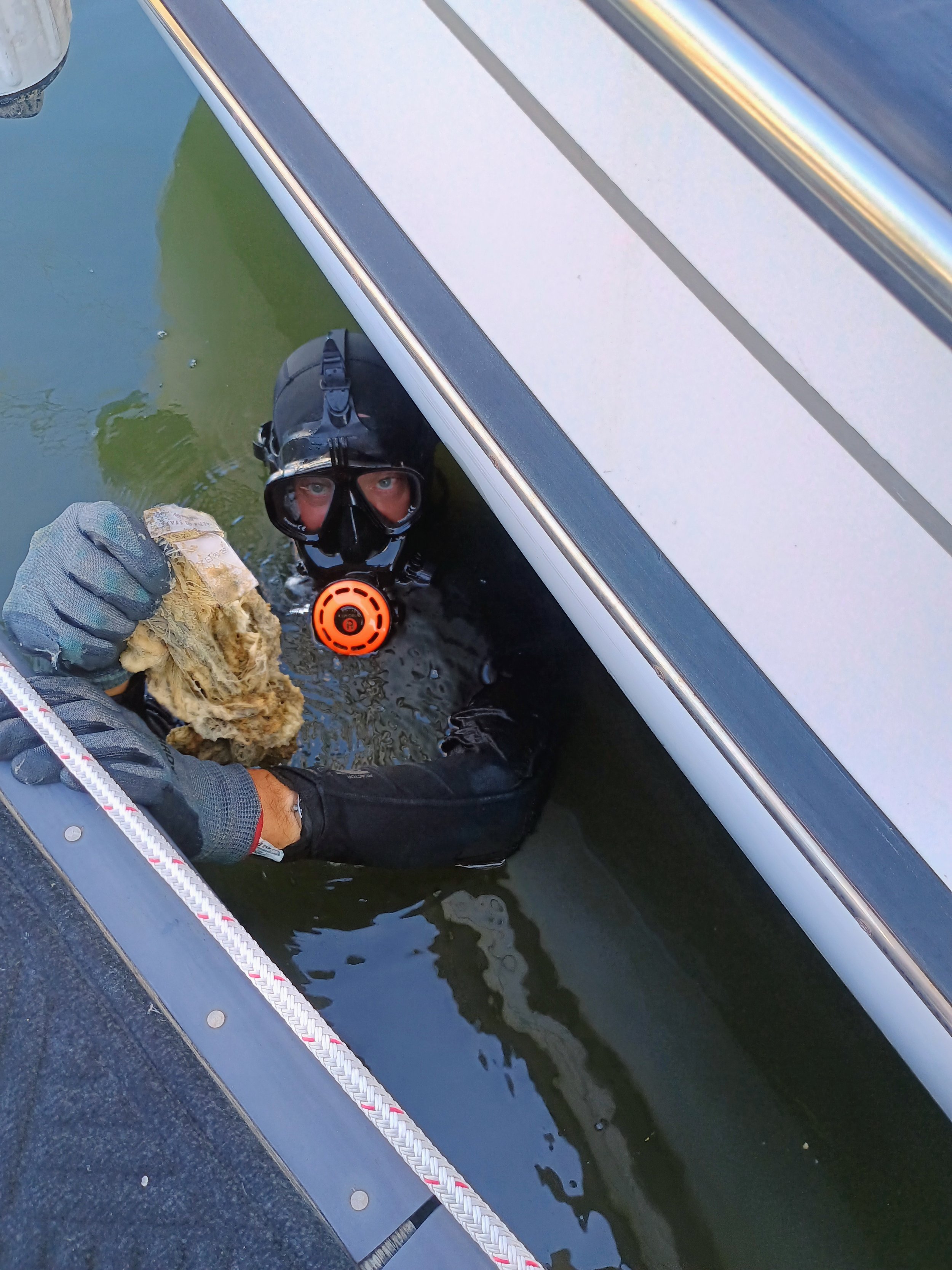 Pantyhose removed from prop