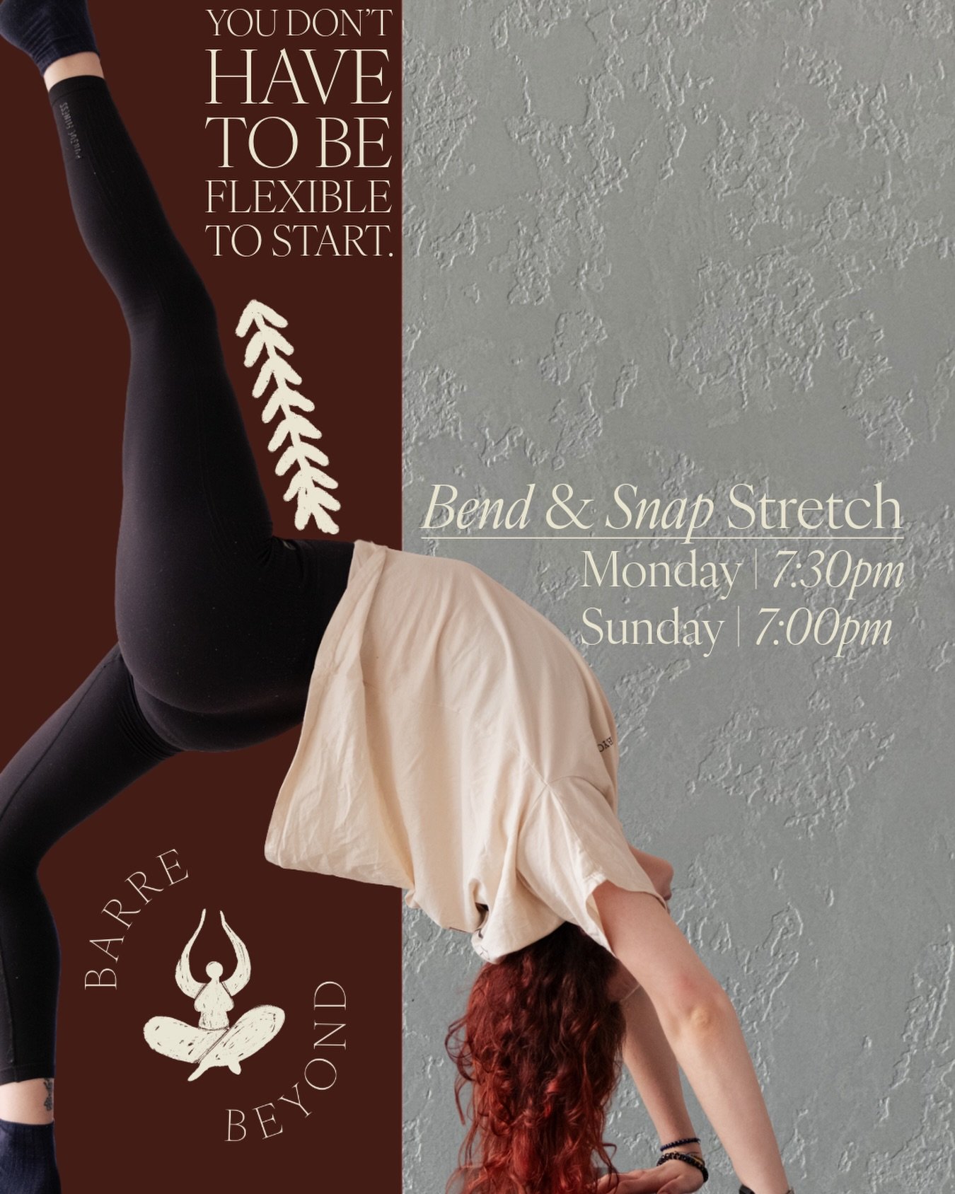 𝑮𝒆𝒕 𝒚𝒐𝒖𝒓 𝒔𝒕𝒓𝒆𝒕𝒄𝒉 𝒐𝒏🧑🏻&zwj;🩰!!!

Bend &amp; Snap Stretch with @dais.copp is scheduled every week ❤️&zwj;🔥

You don&rsquo;t need to be flexible to come along. It&rsquo;s all about helping your body feel better, aiding recovery and p