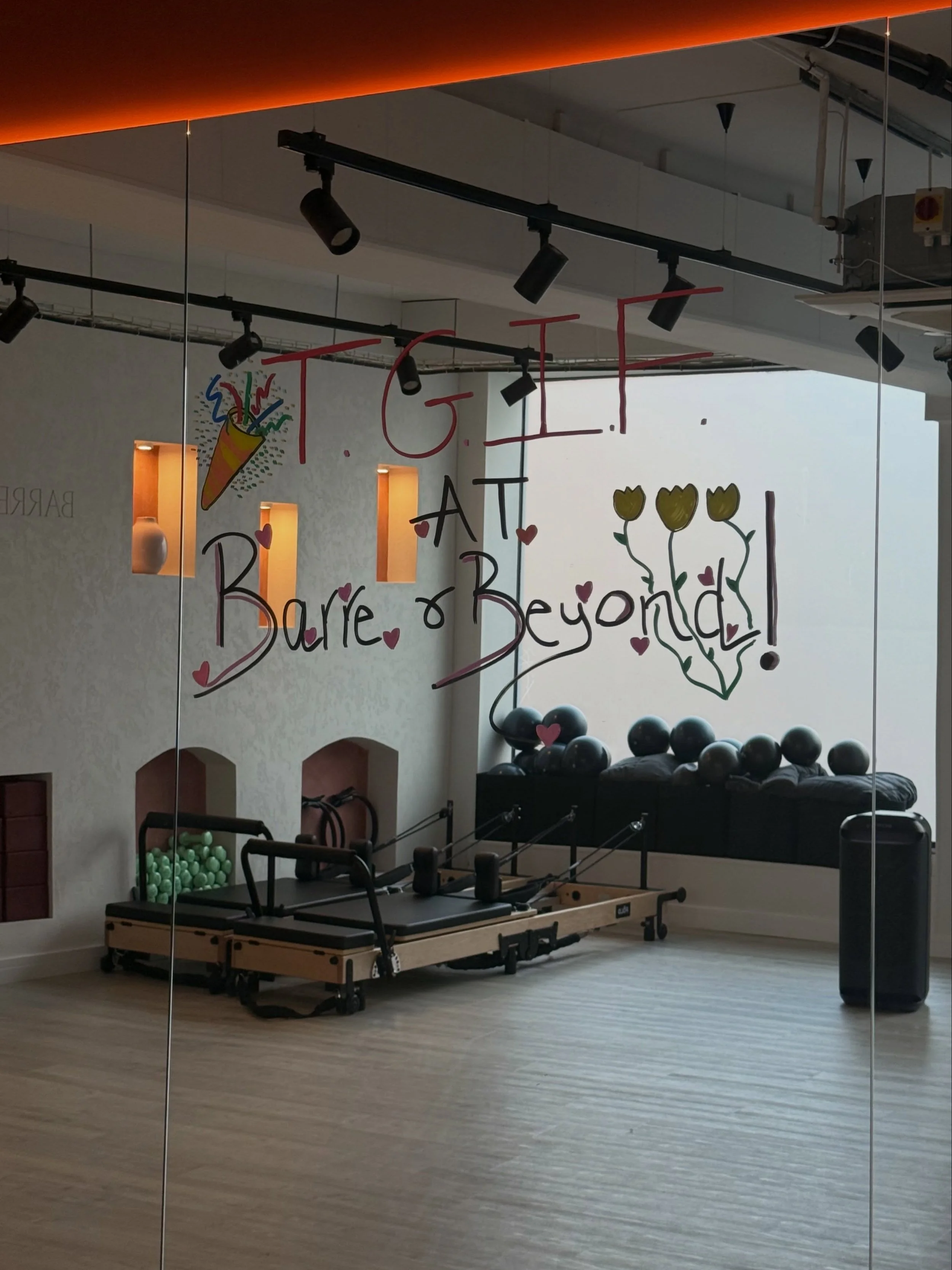 A little look back on our mirror messages 🌈

Adding a little whimsy to our day, one paint marker at a time! 

Barre, reformer or mat Pilates - check out our timetable and get booked in for next week✨

Link in bio, or use the MindBody app!

#belfast 