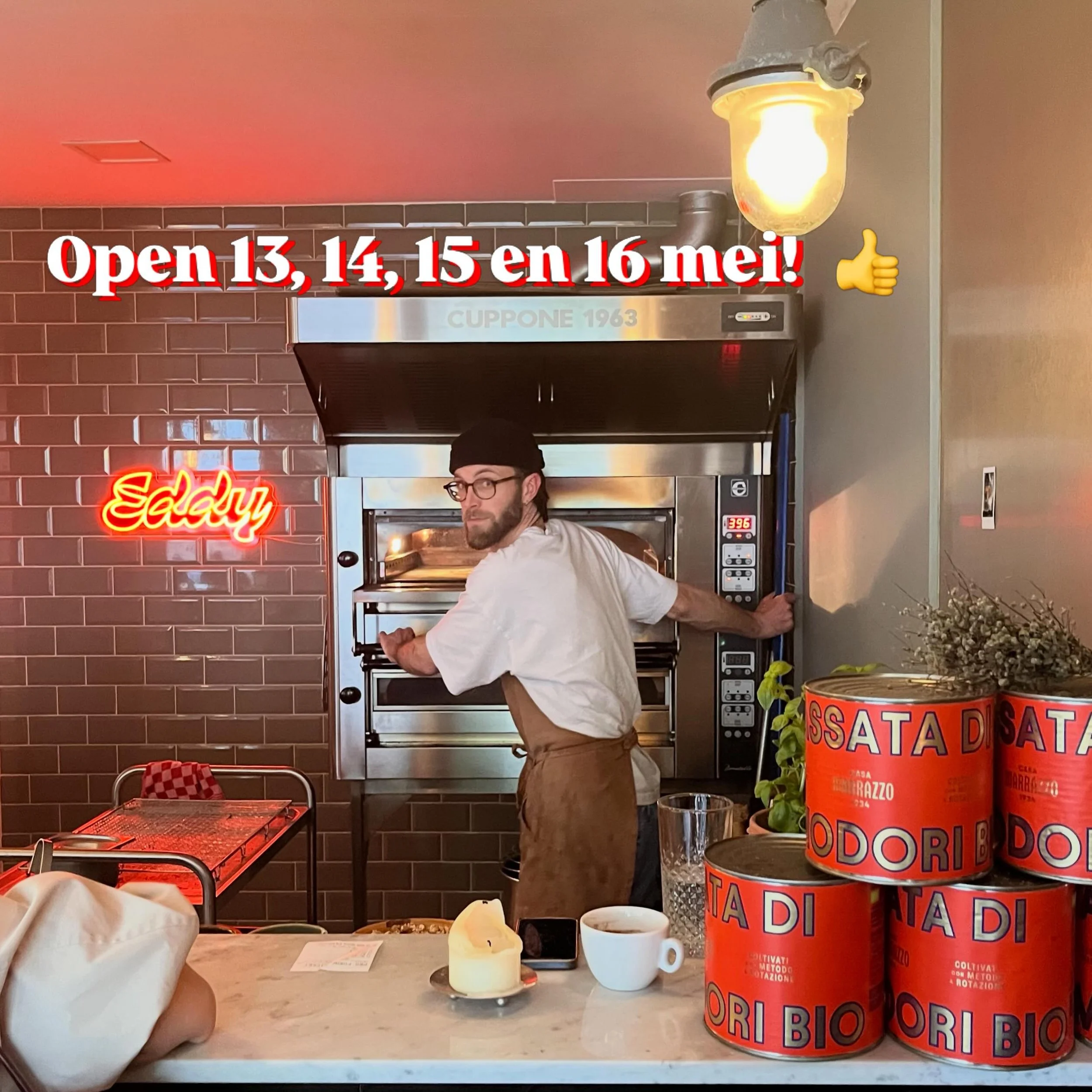 Ook deze week ben ik weer voor de oven te vinden!
Woensdag tot zaterdag van 16 - 22u.

Kom lekker gezellig pizzaatje eten! 😘