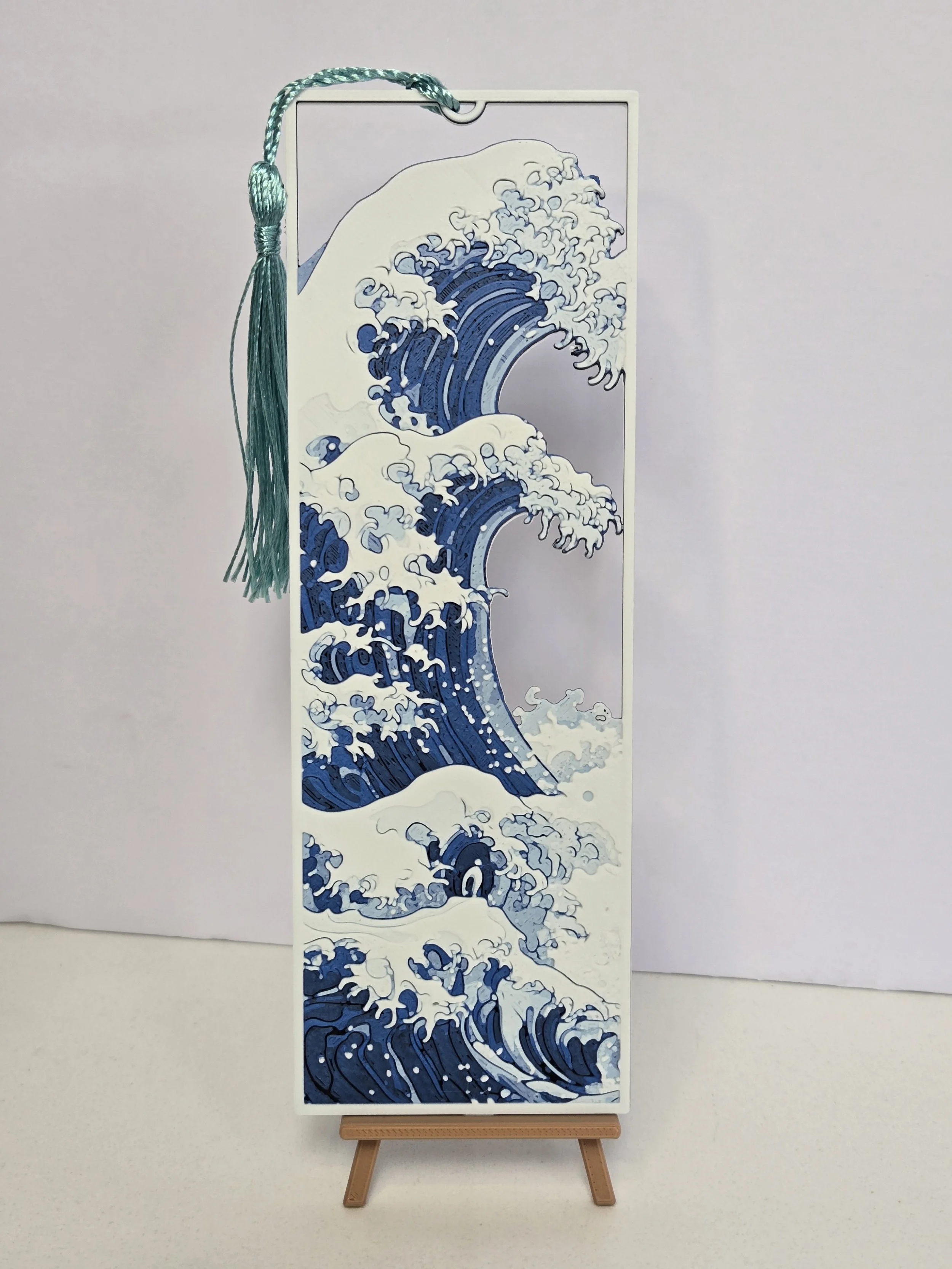 Kanagawa's Great Wave Framed Bookmark
