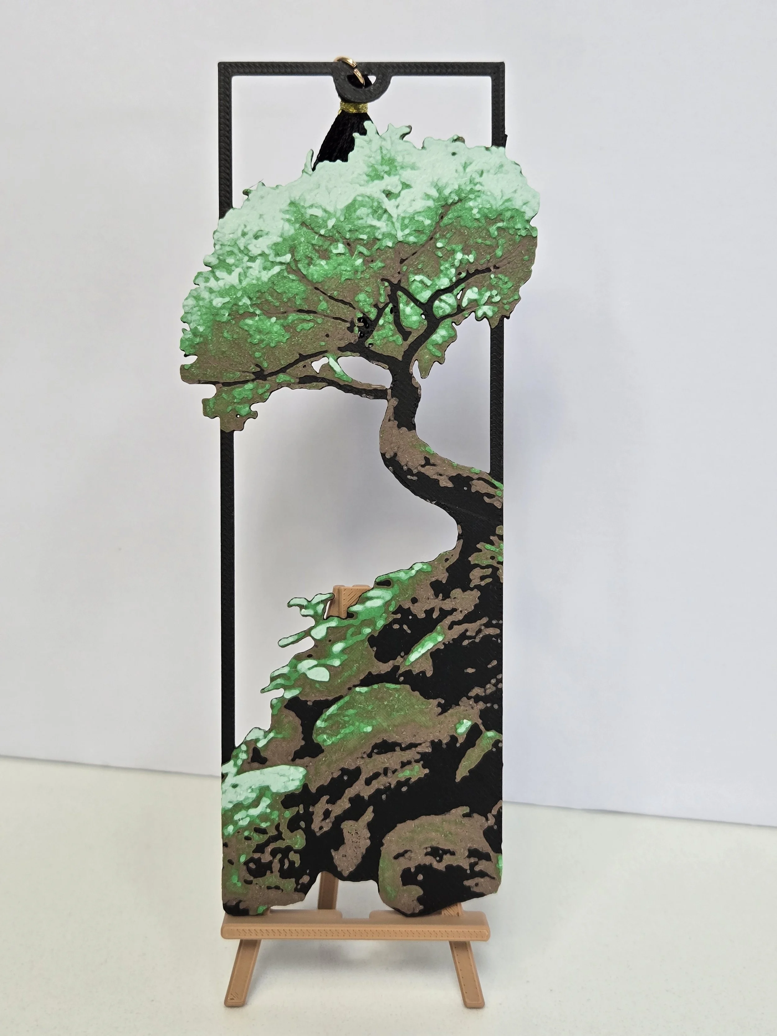 Bonsai Tree Framed Bookmark