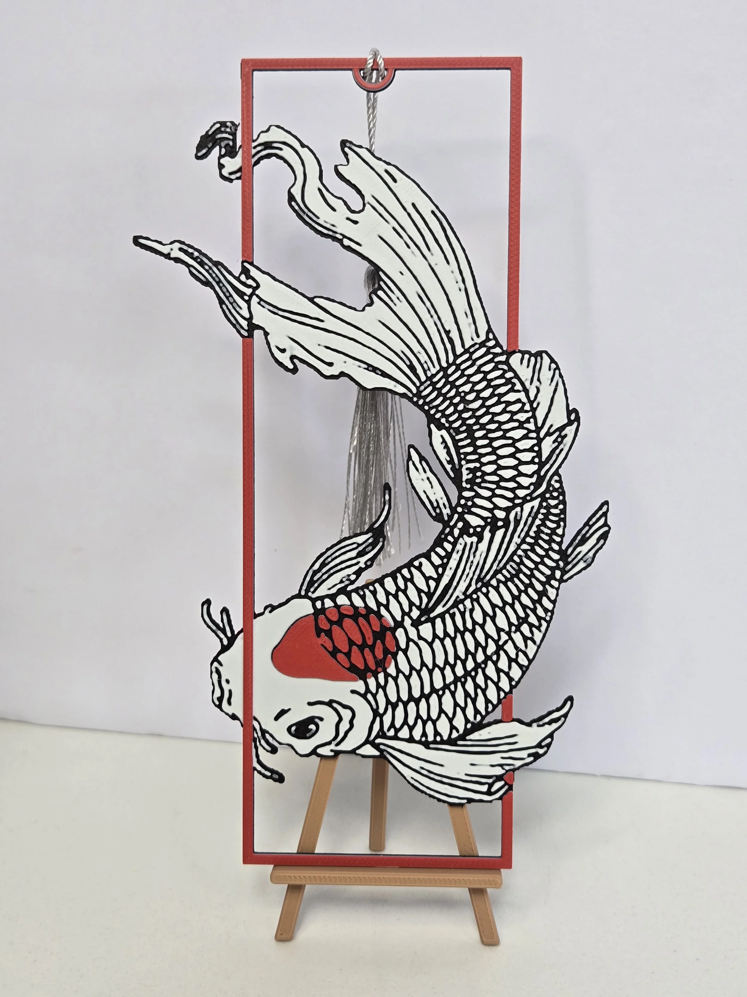 Koi Fish Framed Bookmark