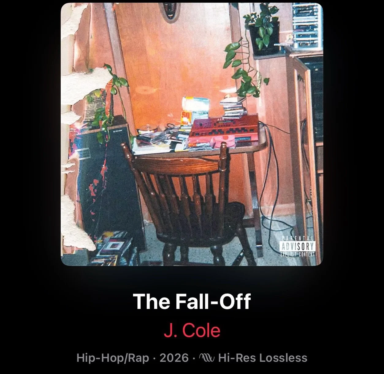 I can&rsquo;t help but think about The Warm Up being in rotation in my Grand Am&hellip; and now fast-forward to being credited on The Fall Off. An unmatched feeling.

Extremely thankful and grateful for my brother @kuldeepnc.

@realcoleworld will alw