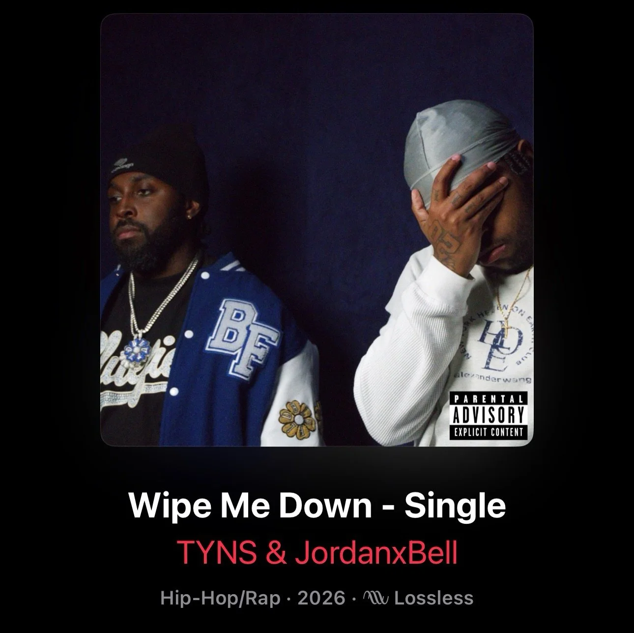 &ldquo;Wipe Me Down&rdquo; - @tyns.tb x @jordanxbell  OUT NOW!

Prod. By @nogutznoglory x @terence.brandt 
Rec. by @itsmestodgy 
Mixed by @erik.pedersen_ 
💪🏾💯😤