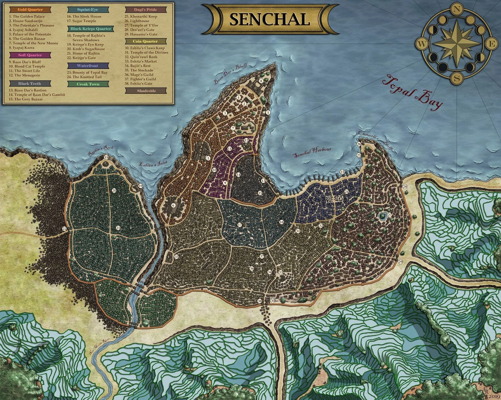 Senchal - The Elder Scrolls (Digital, Photoshop)