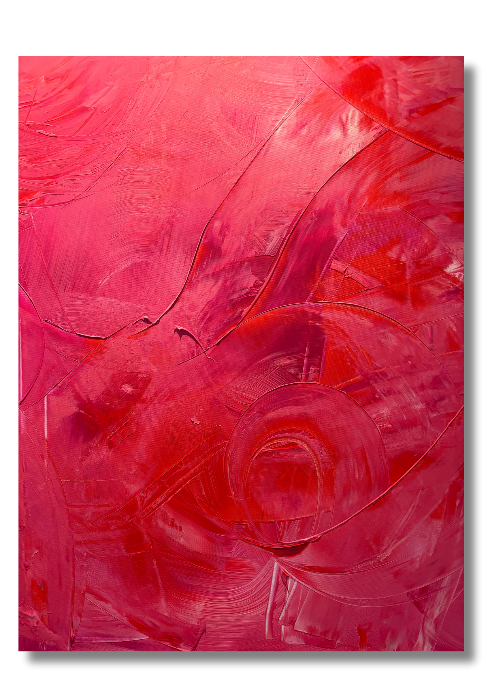 PINK EVOLUTION II I 
Acryl auf Leinwand I 
200 x 150 cm I
2025 I
€ 2.600,-