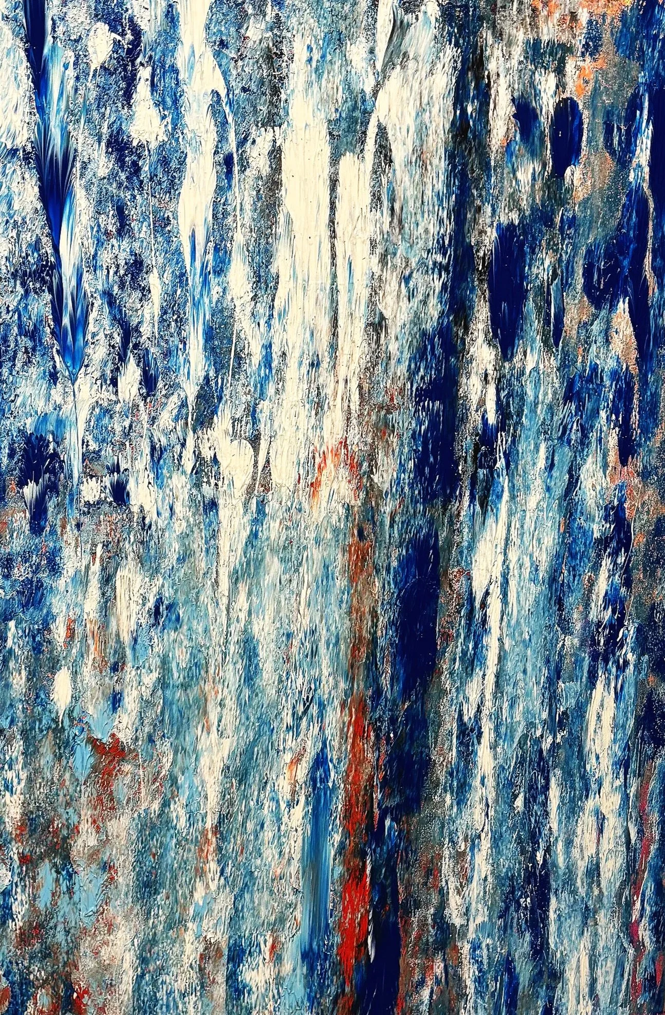 WASSERFALL I
Acryl auf Leinwand I
150 x 100 cm I
2026 I
€ 1.900,-