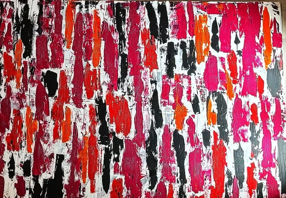 URBAN PATTERN I 
Acryl auf Leinwand I 
150 x 200 cm I
2025 I
€ 2.600,-