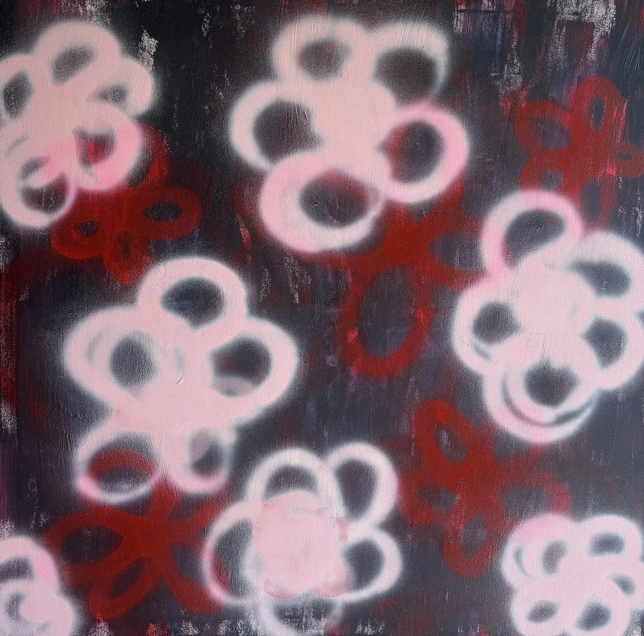 FLOWER POWER I
Acryl & Spray auf Leinwand I
100 x 100 cm I
2023 I
€ 1.400,-