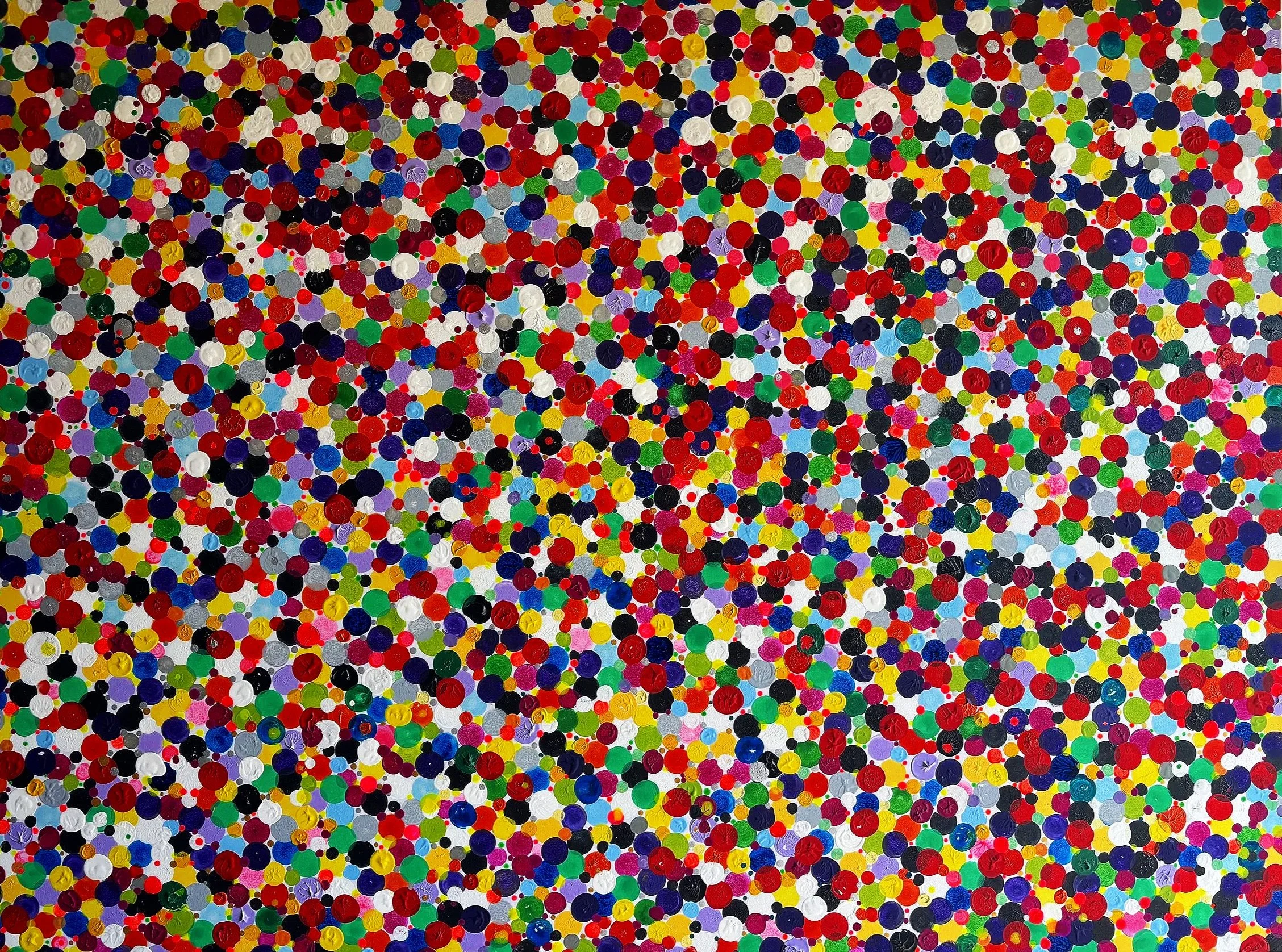 KONFETTI 2.0 I
Acryl auf Leinwand I
150 x 200 cm I
2025 I
€ 2.600,-