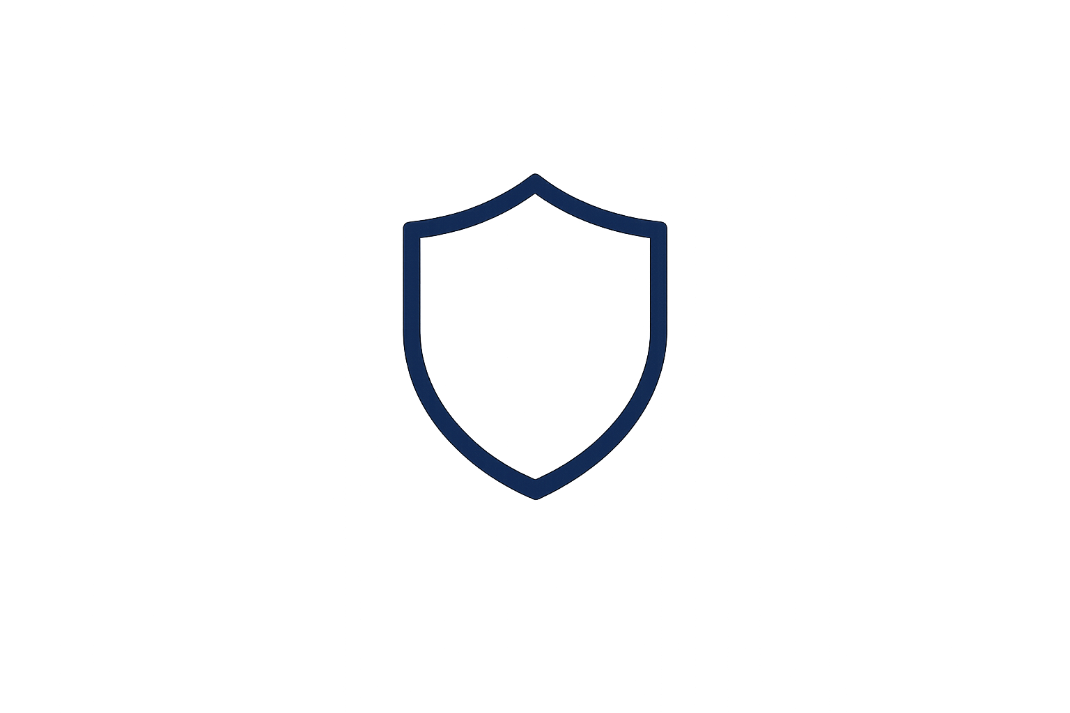 Fondo con un escudo en el centro de color azul oscuro y bordes delineados, en un fondo gris degradado.