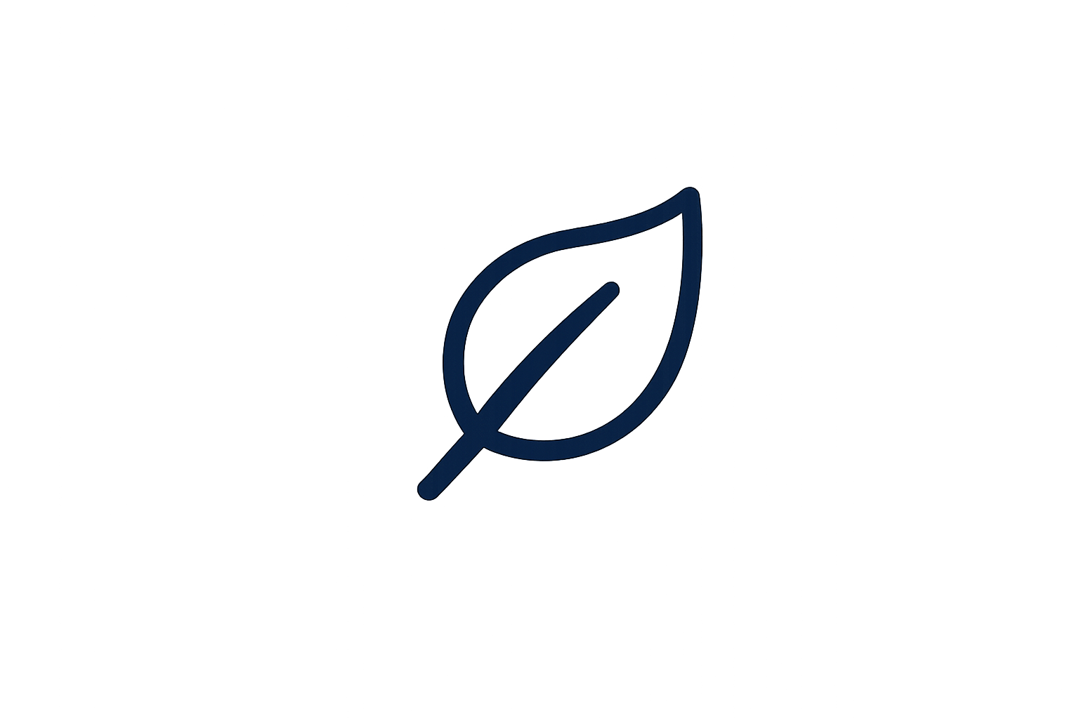 Ícono de una hoja con una línea diagonal que indica 'no' o 'prohibido'