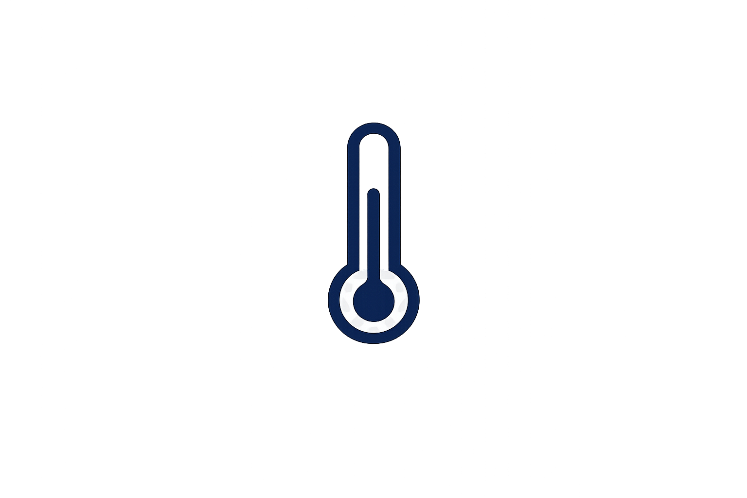 Icono de un termómetro con nivel alto