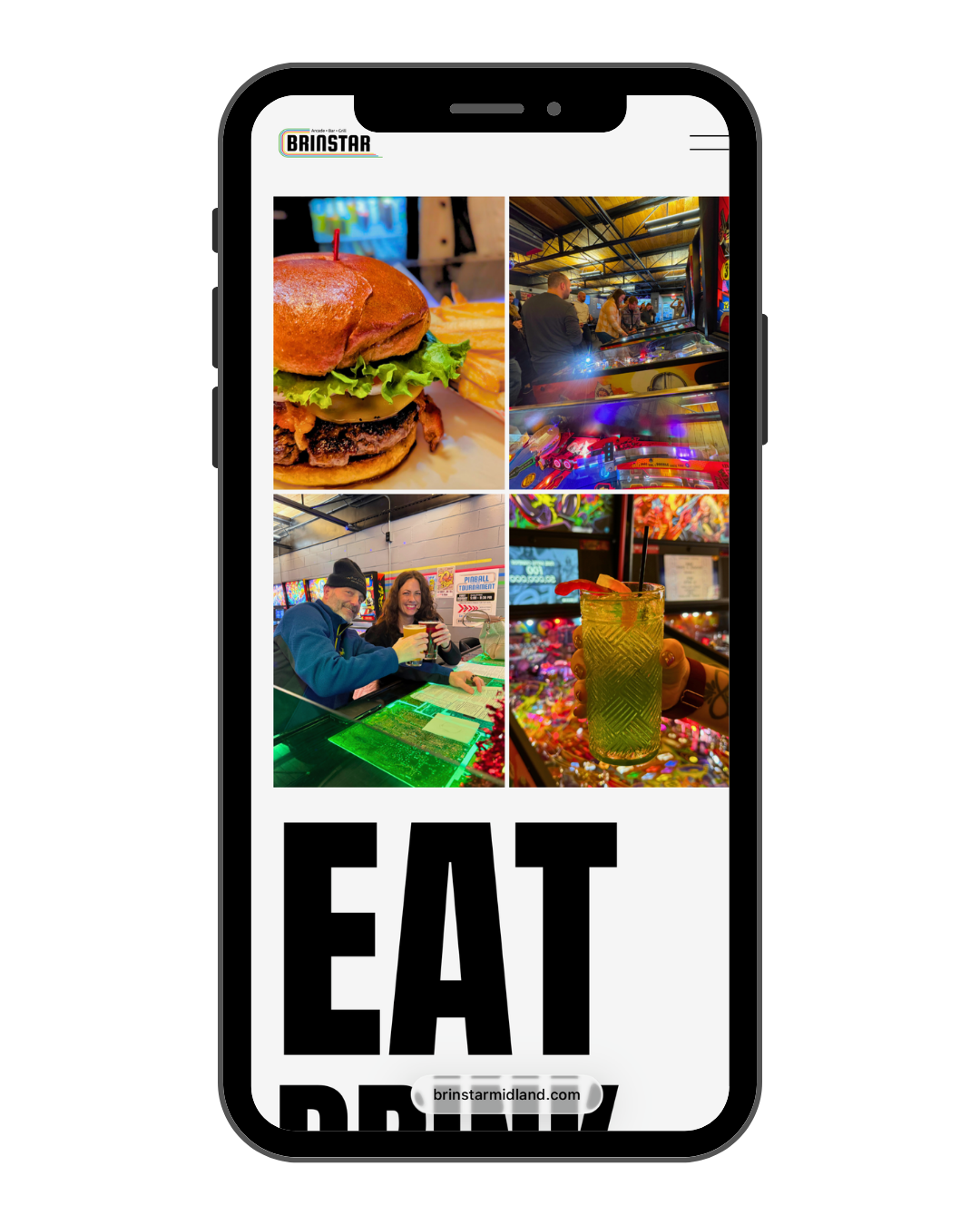Mobile-friendly website development and custom user interface design for a local business by Made Up Media.