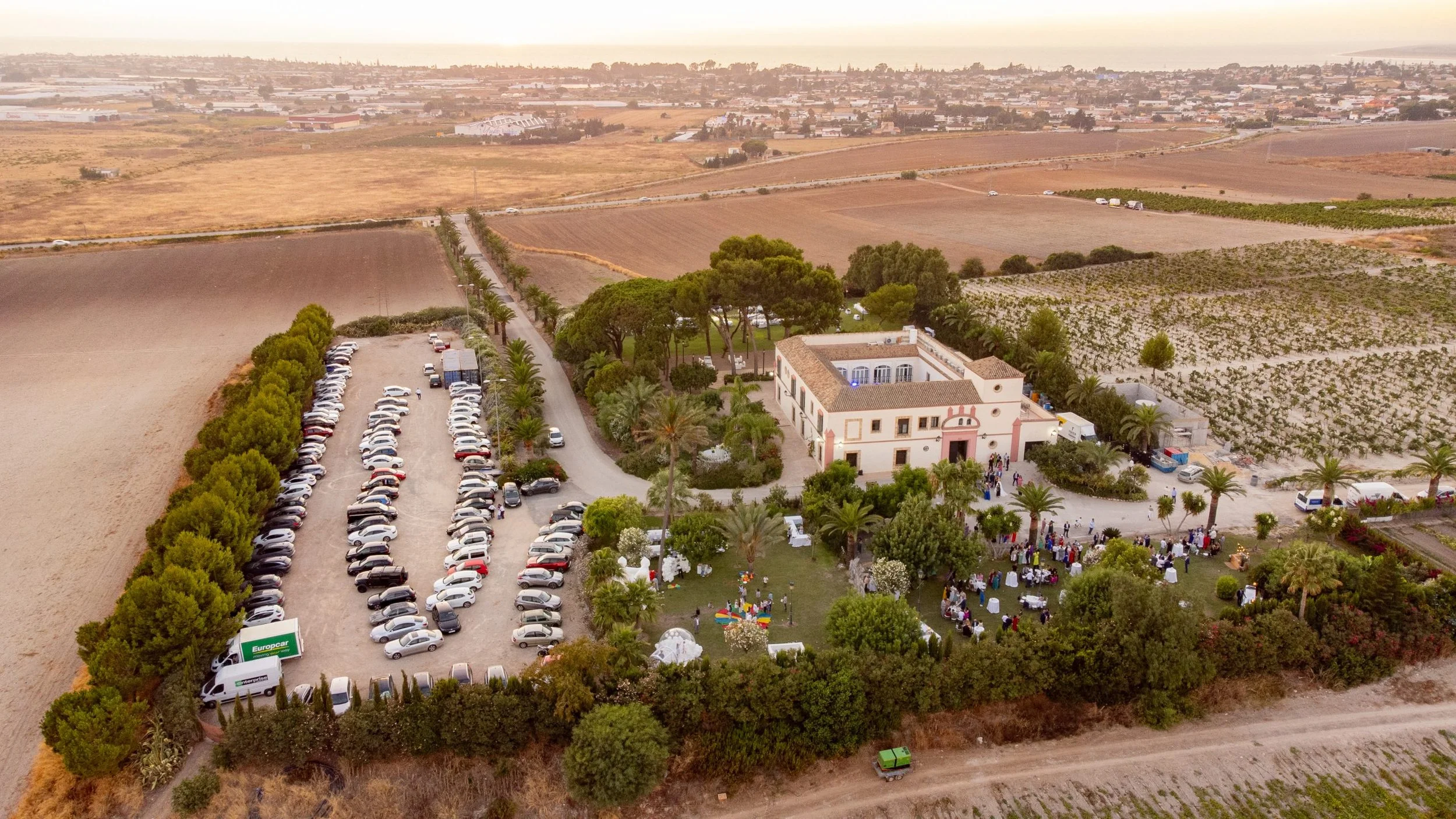 Vista aérea espectacular de Hacienda El Charruado