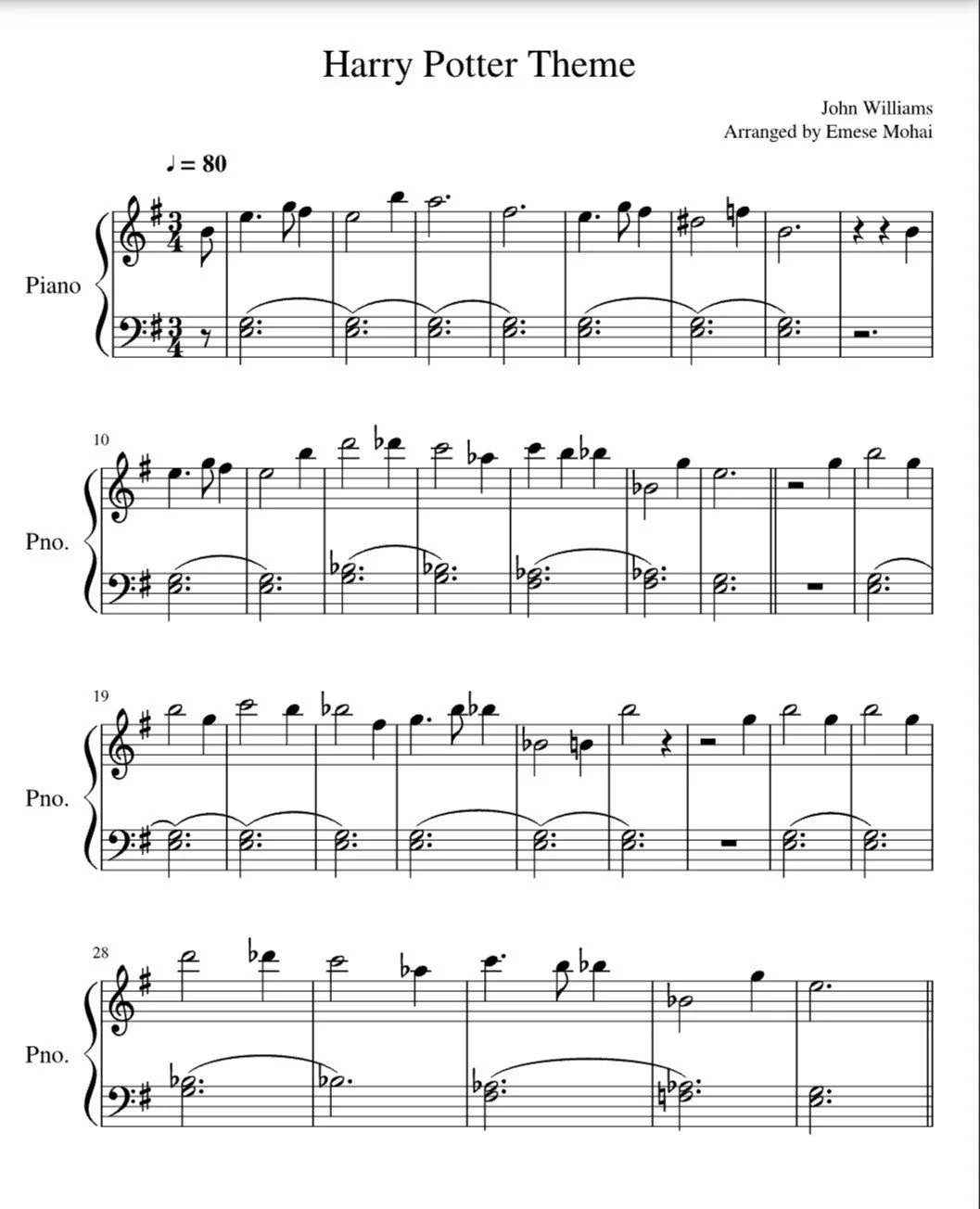 Hedwig's Theme from Harry Potter Movie