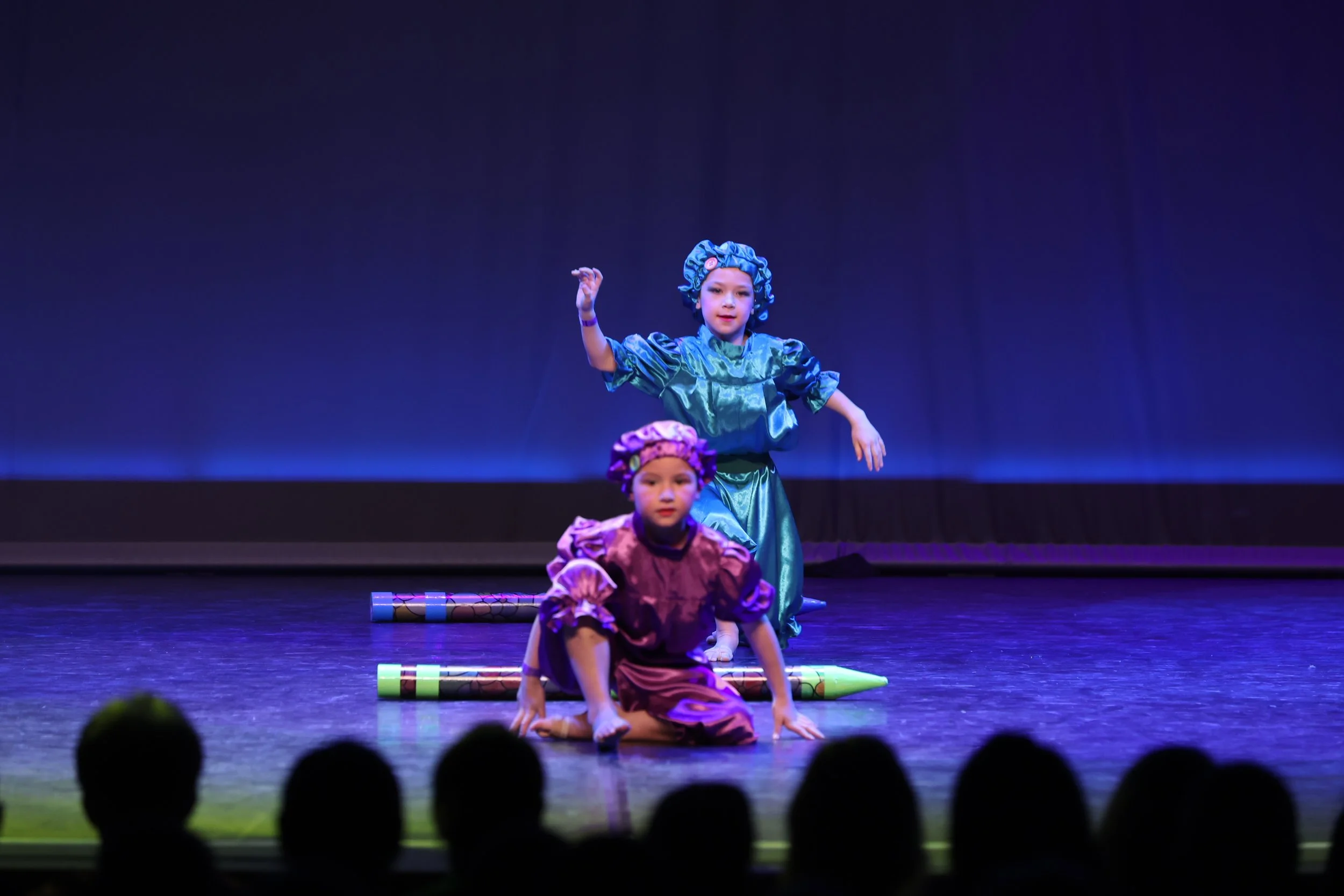 Kindertanz beim Tanzwettbewerb