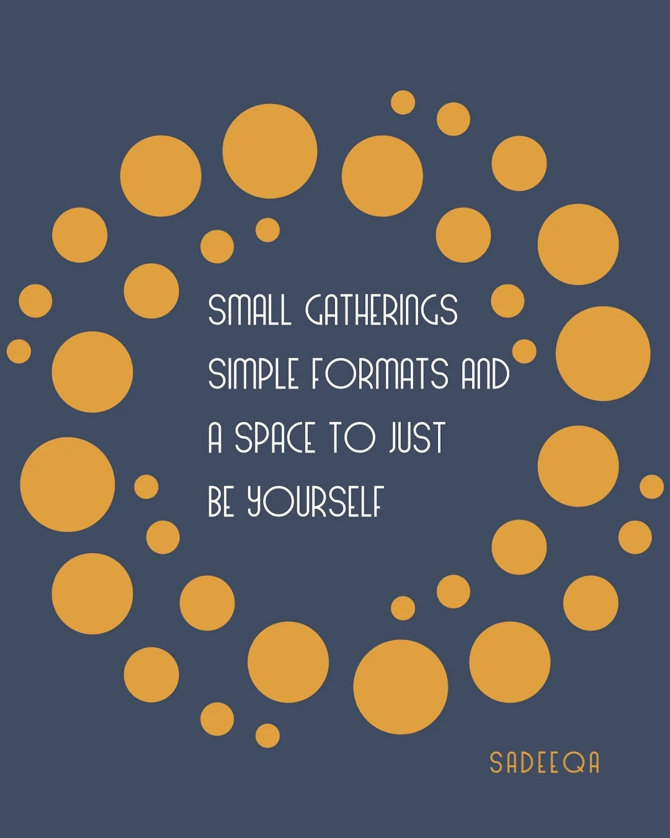 Small gatherings.
Simple formats.
Real connection 💛

#SadeeqaDubai #ladies #dubai #dubaicommunity #friends