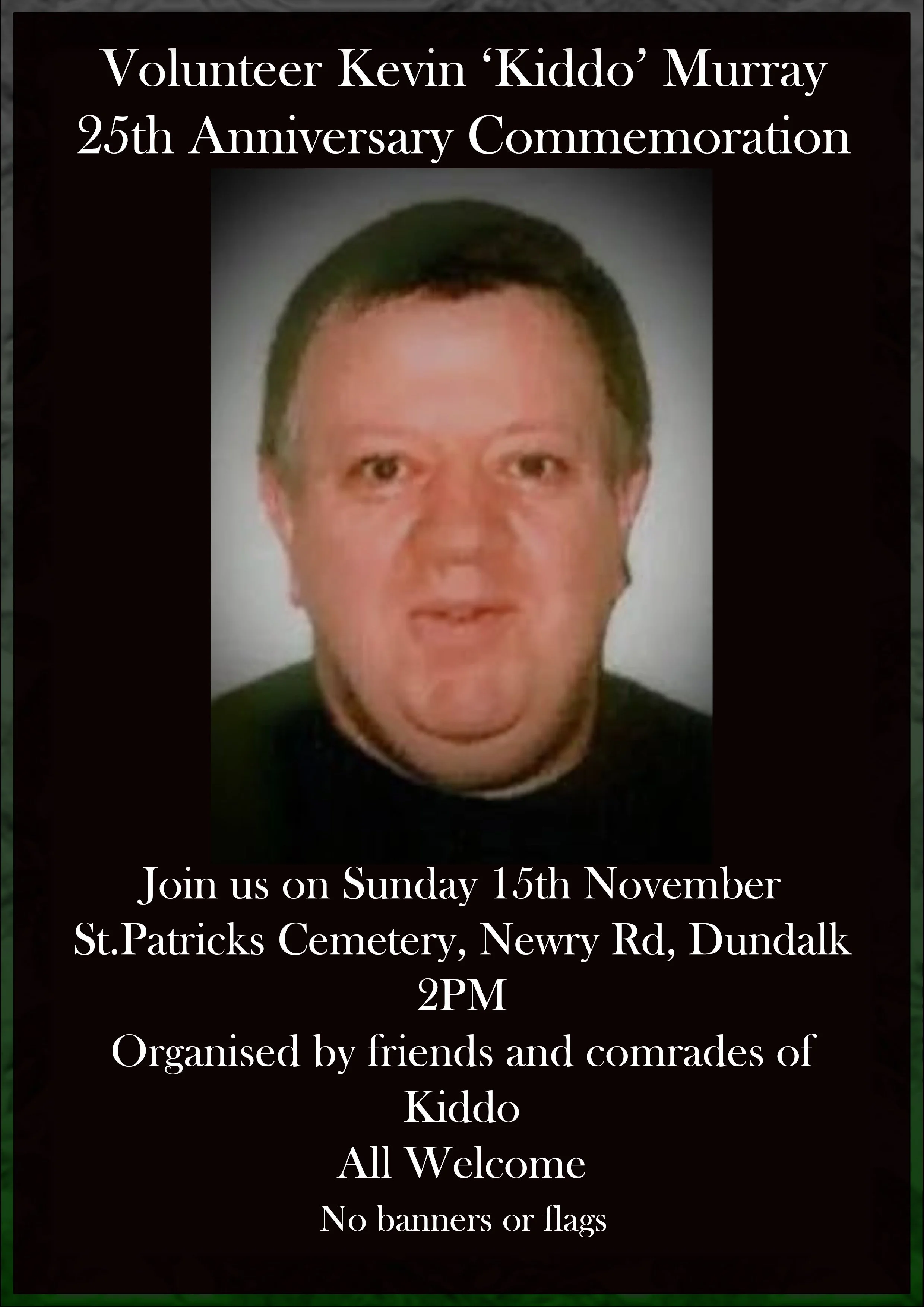 Kevin 'Kiddo' Murray Commemoration 