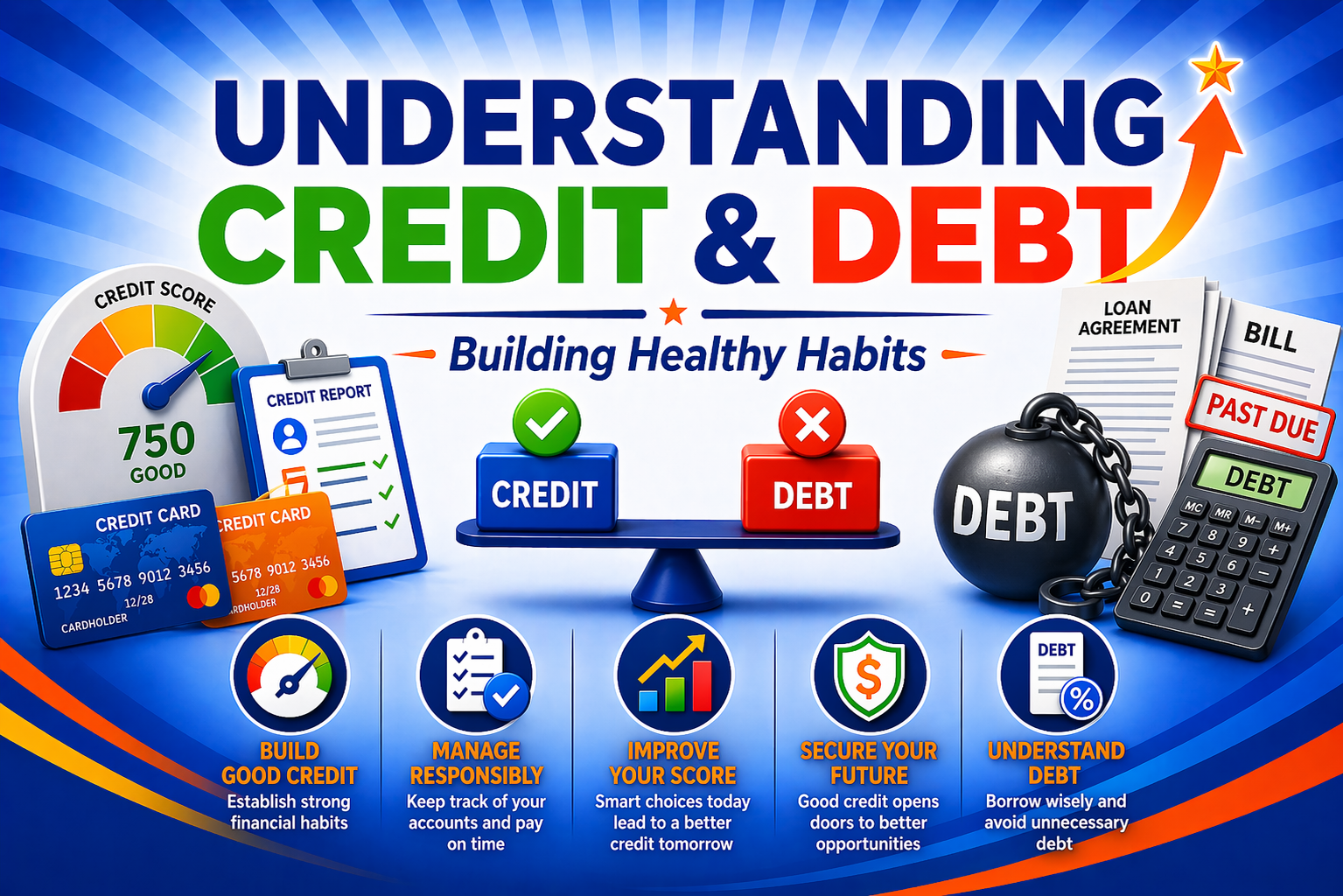 Understanding Credit & Debt workshop: credit reports, credit scores, interest, debt repayment, and predatory lending affect their future. The workshop helps youth understand safe ways to build credit and avoid harmful financial products